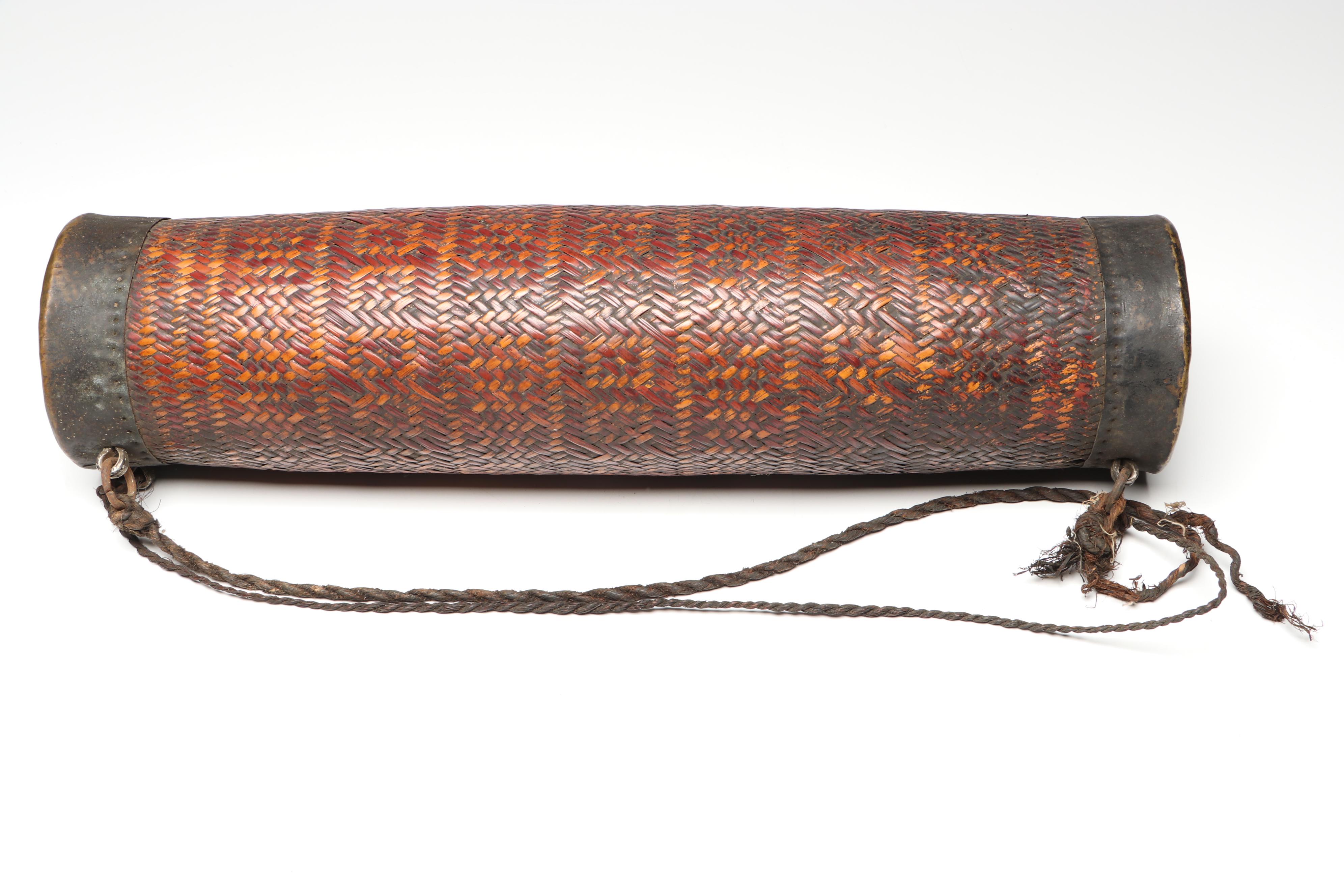 Bhutanese Bamboo Rice Alcohol (Chang) Carriers, Early 20th Century