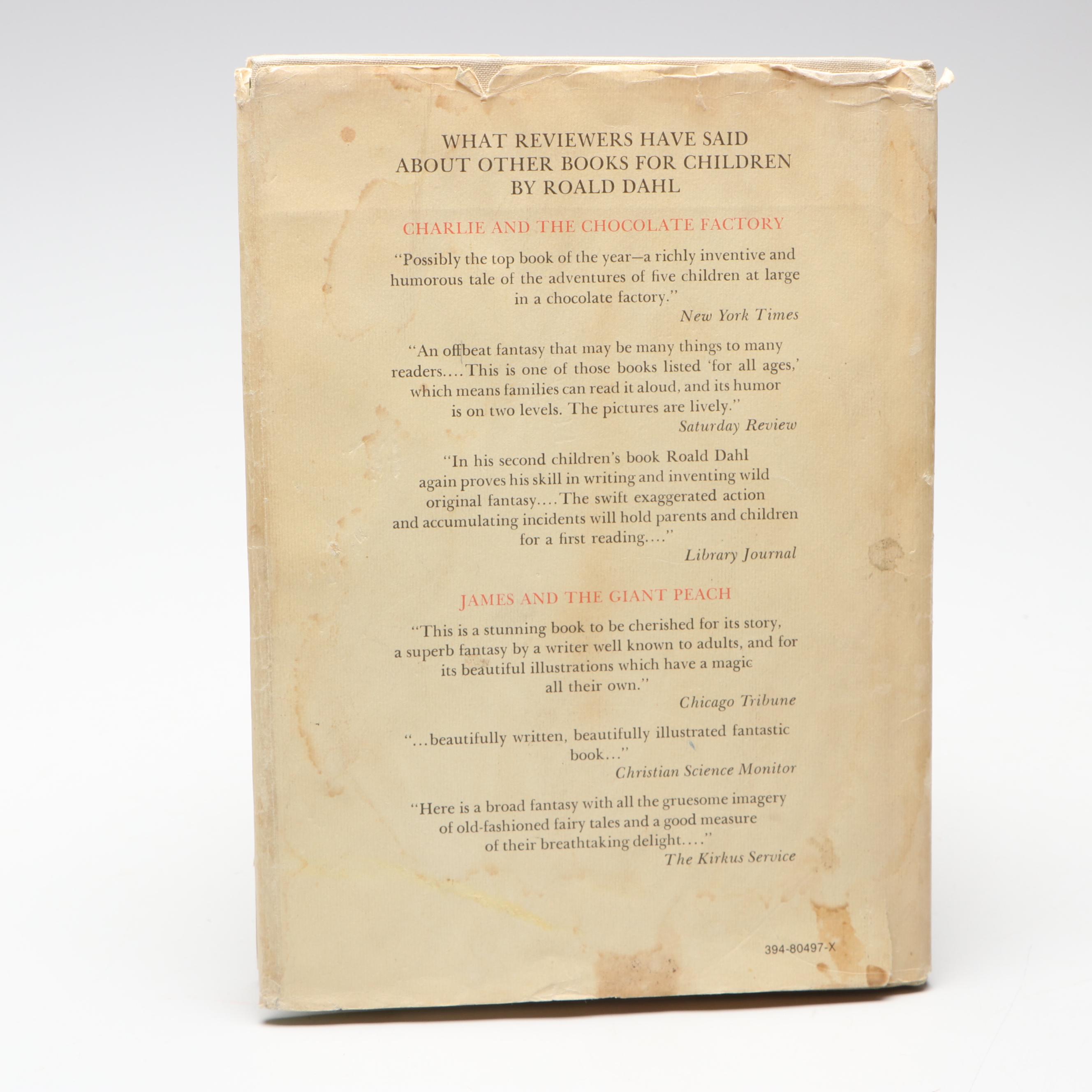 First Edition "Fantastic Mr. Fox" by Roald Dahl, 1970