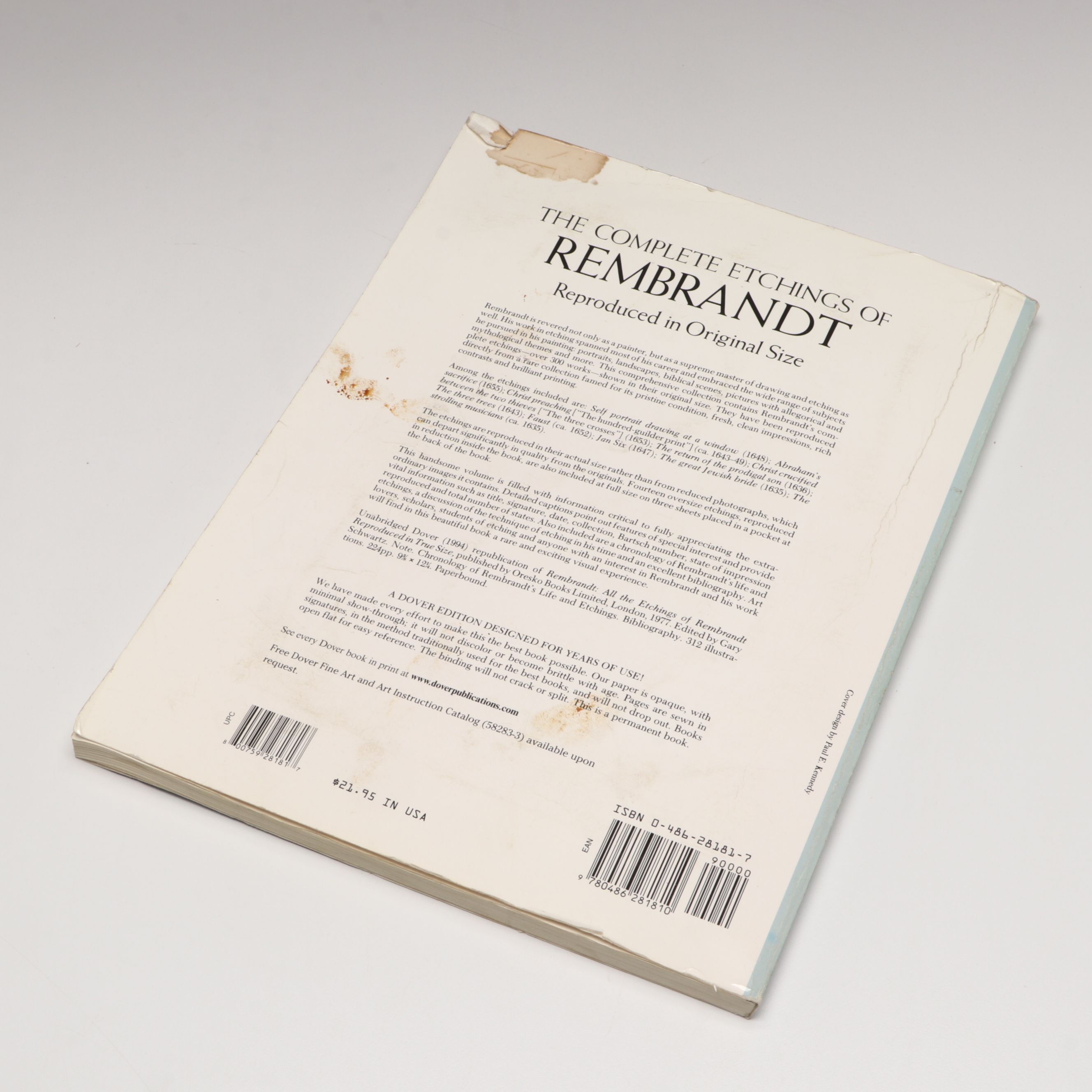 "The Complete Etchings of Rembrandt" with Art Auction Books and Encyclopedias