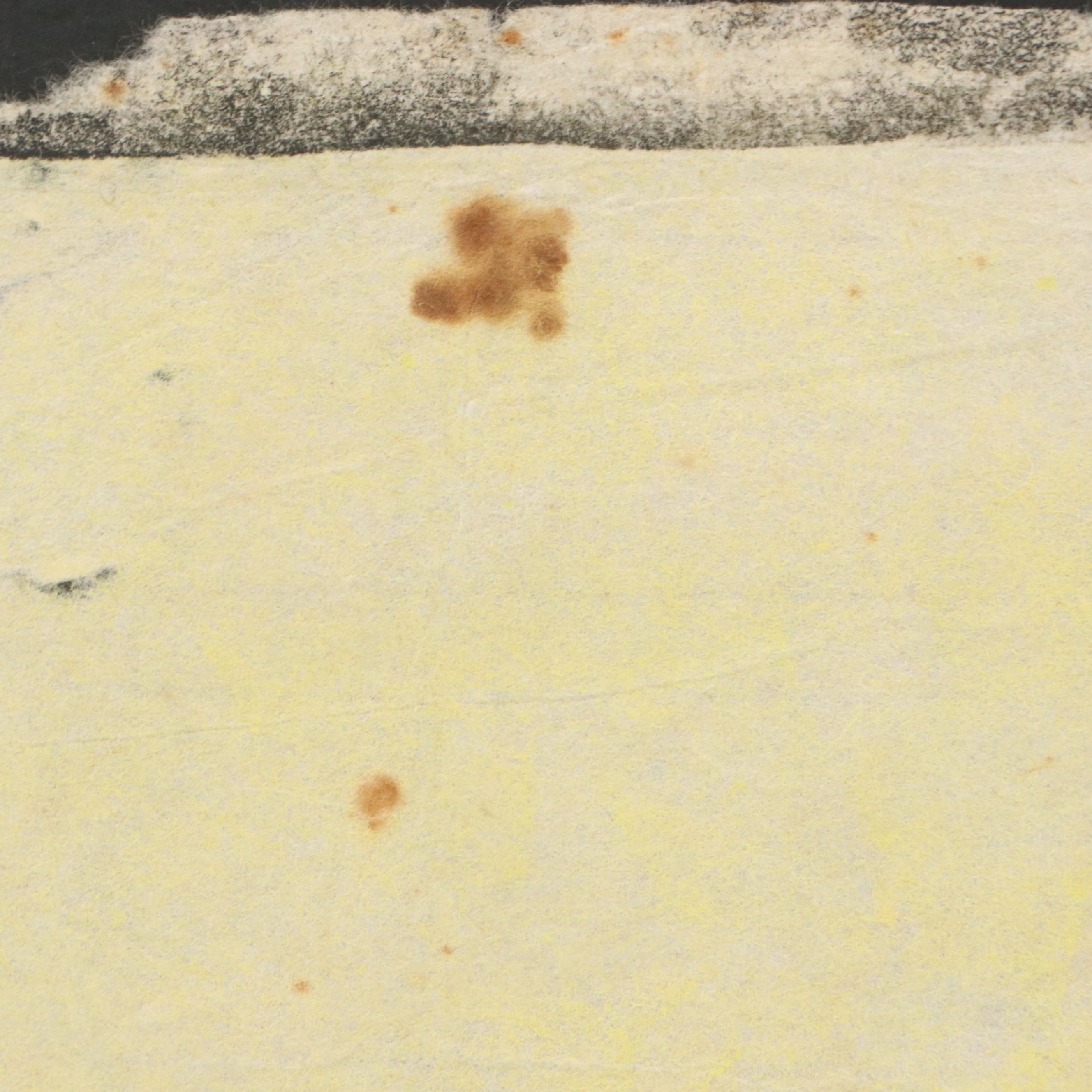 Susan Gilbert Reduction Woodcut of Leaping Horse