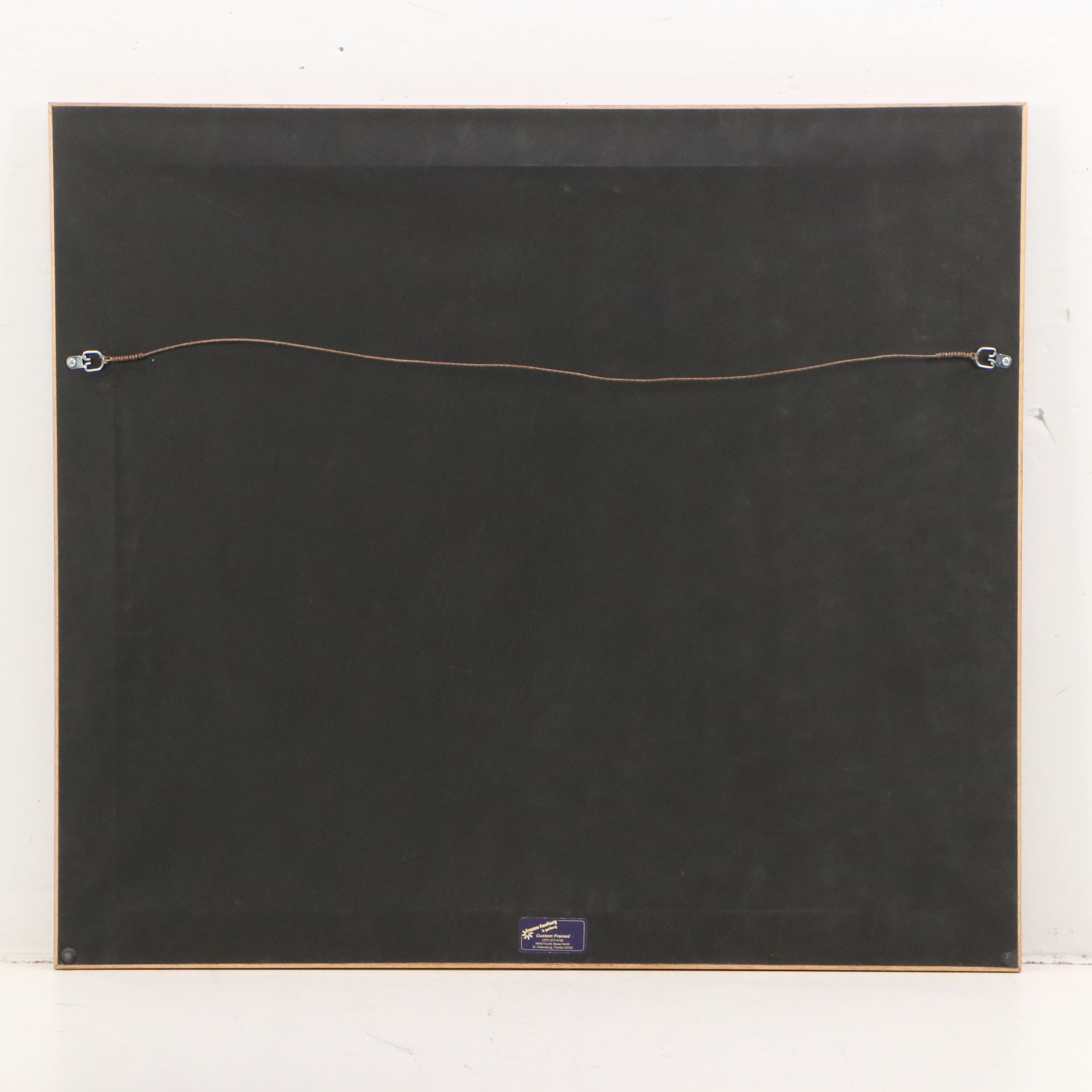 Susan Gilbert Reduction Woodcut of Leaping Horse