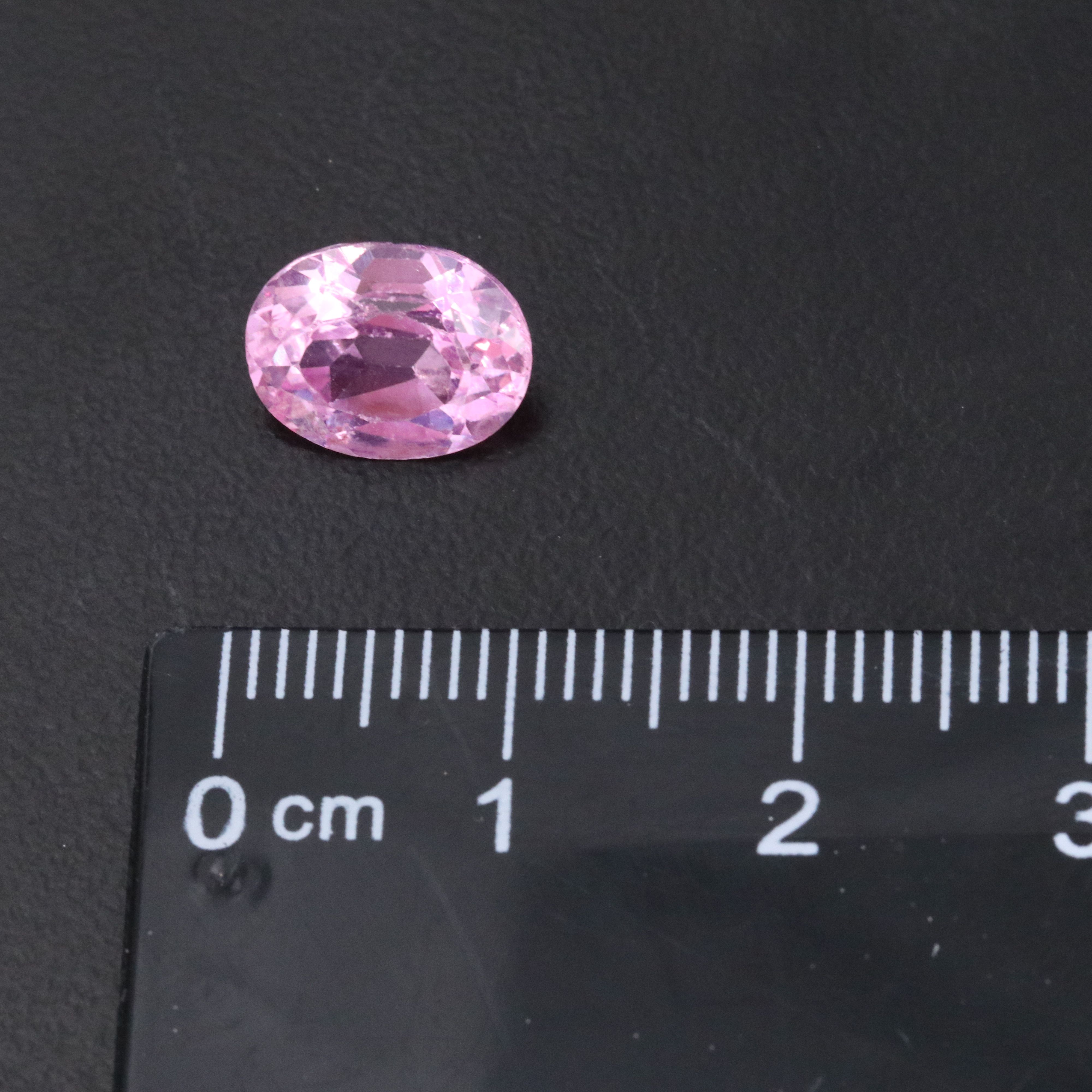 Loose 3.39 CT Lab Grown Pink Sapphire