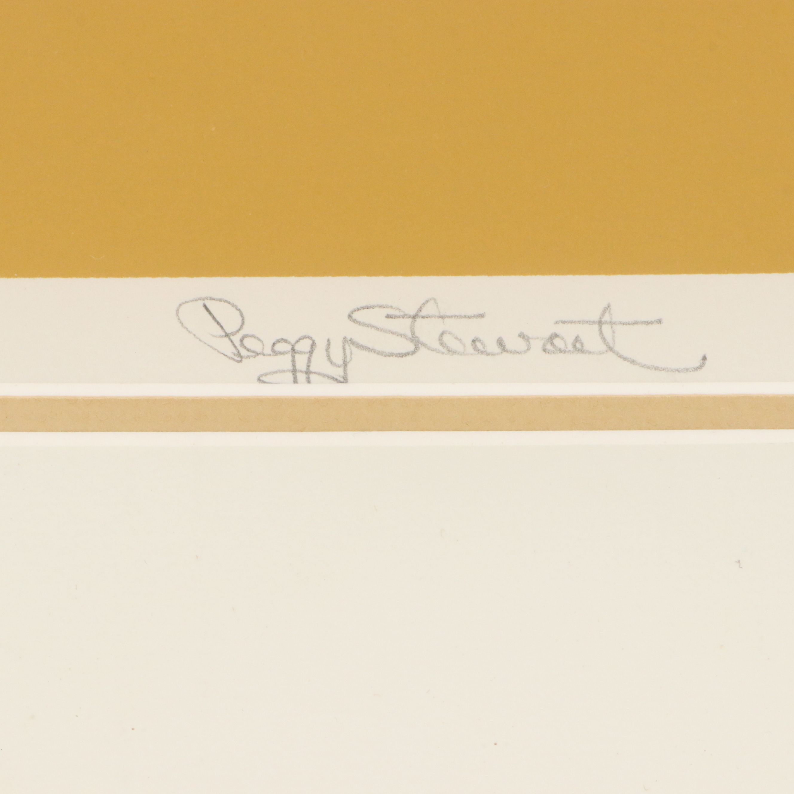 Peggy Stewart Serigraph "Pumpkin Harvest"