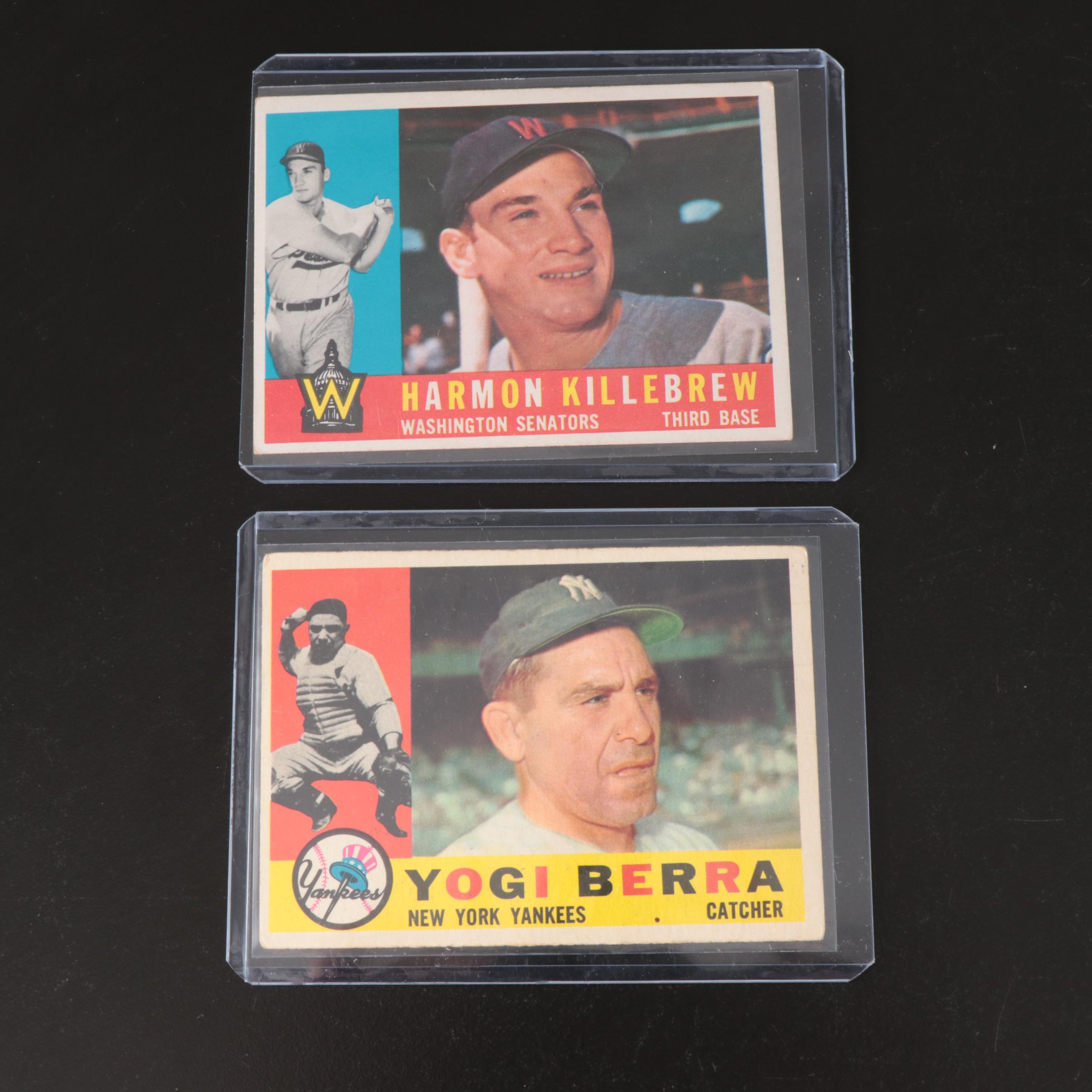 Topps Baseball Cards Featuring Jim Kaat Rookie and More, 1960-1961