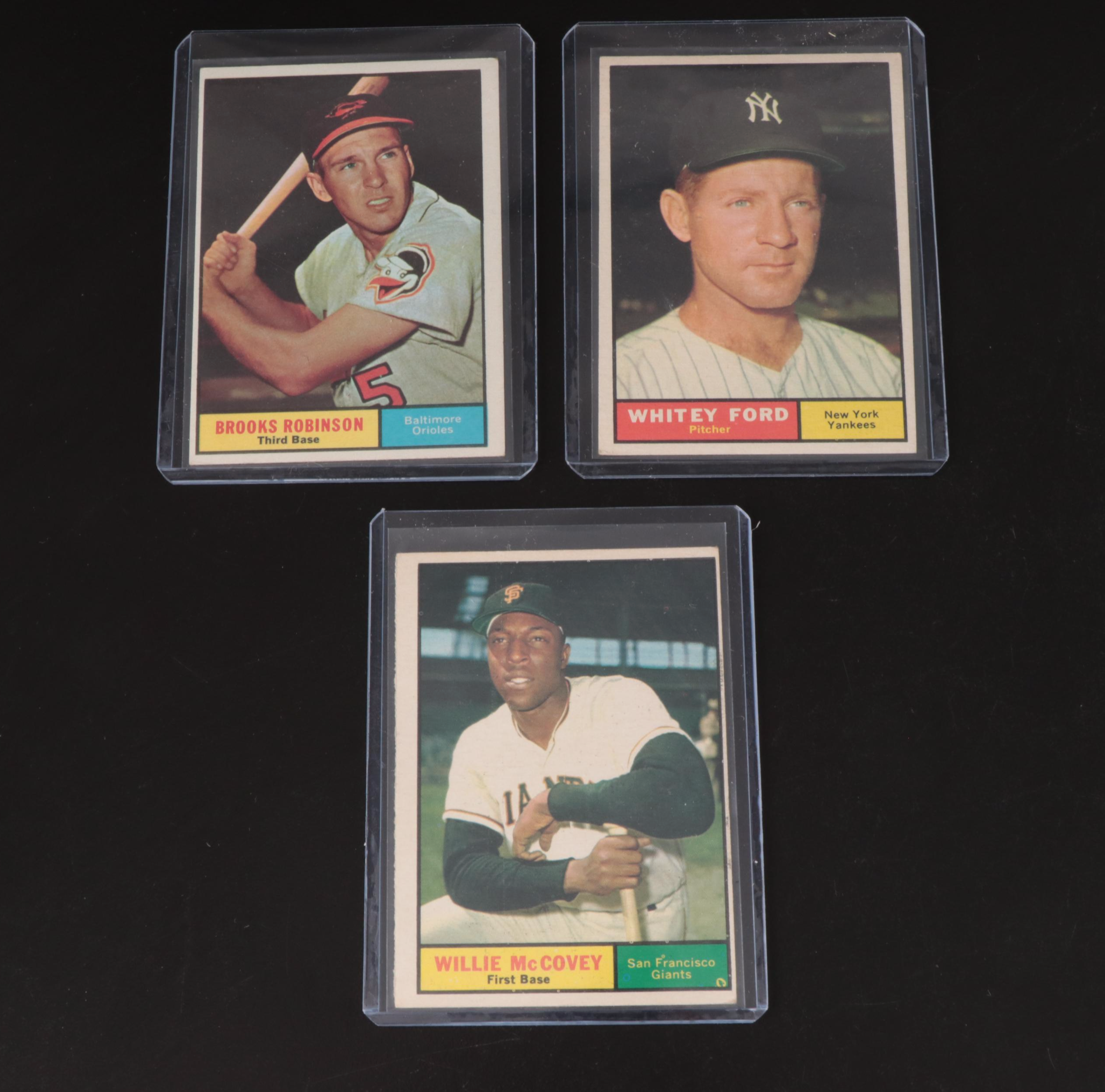 Topps Baseball Cards Featuring Jim Kaat Rookie and More, 1960-1961