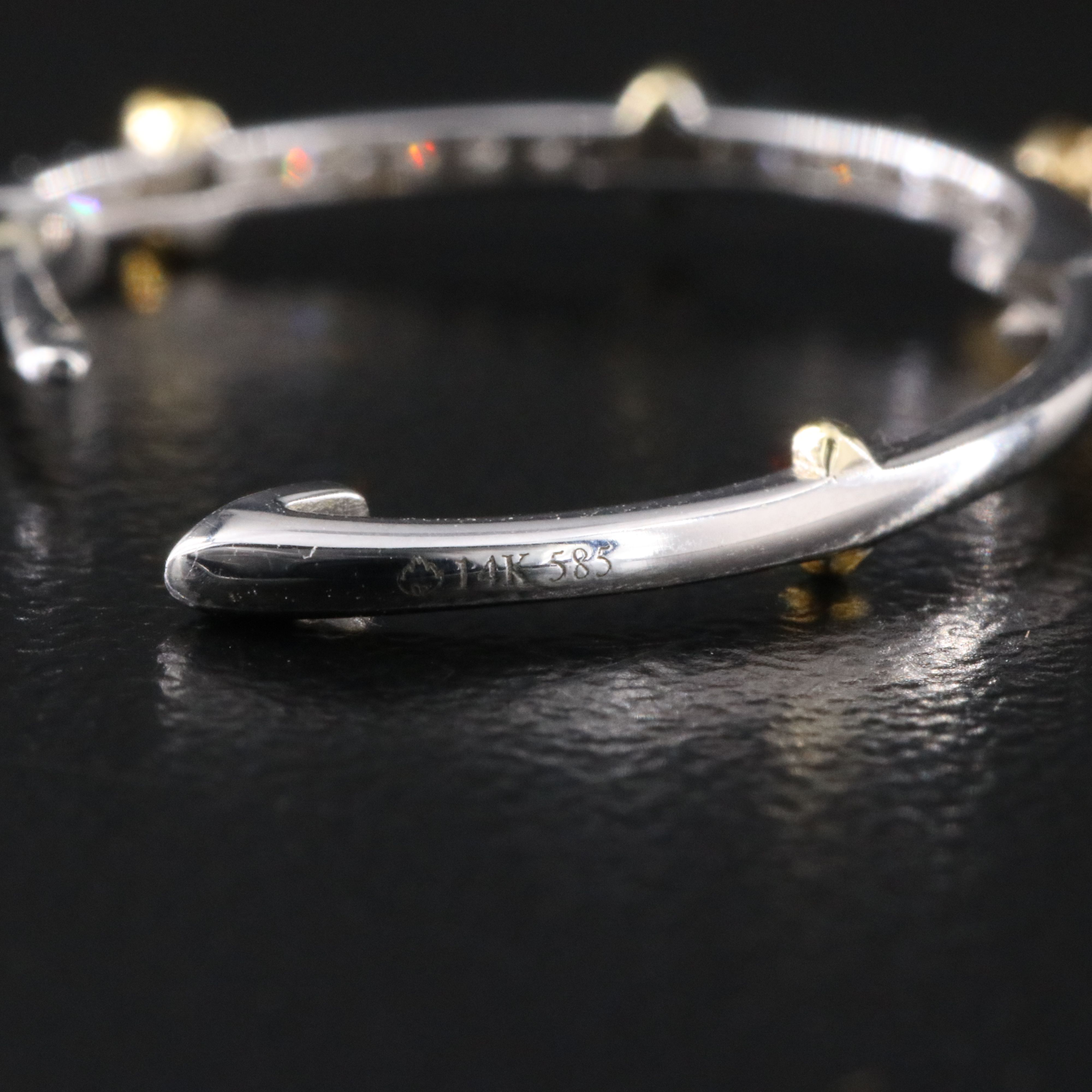 14K 0.15 CTW Diamond Hoop Earrings