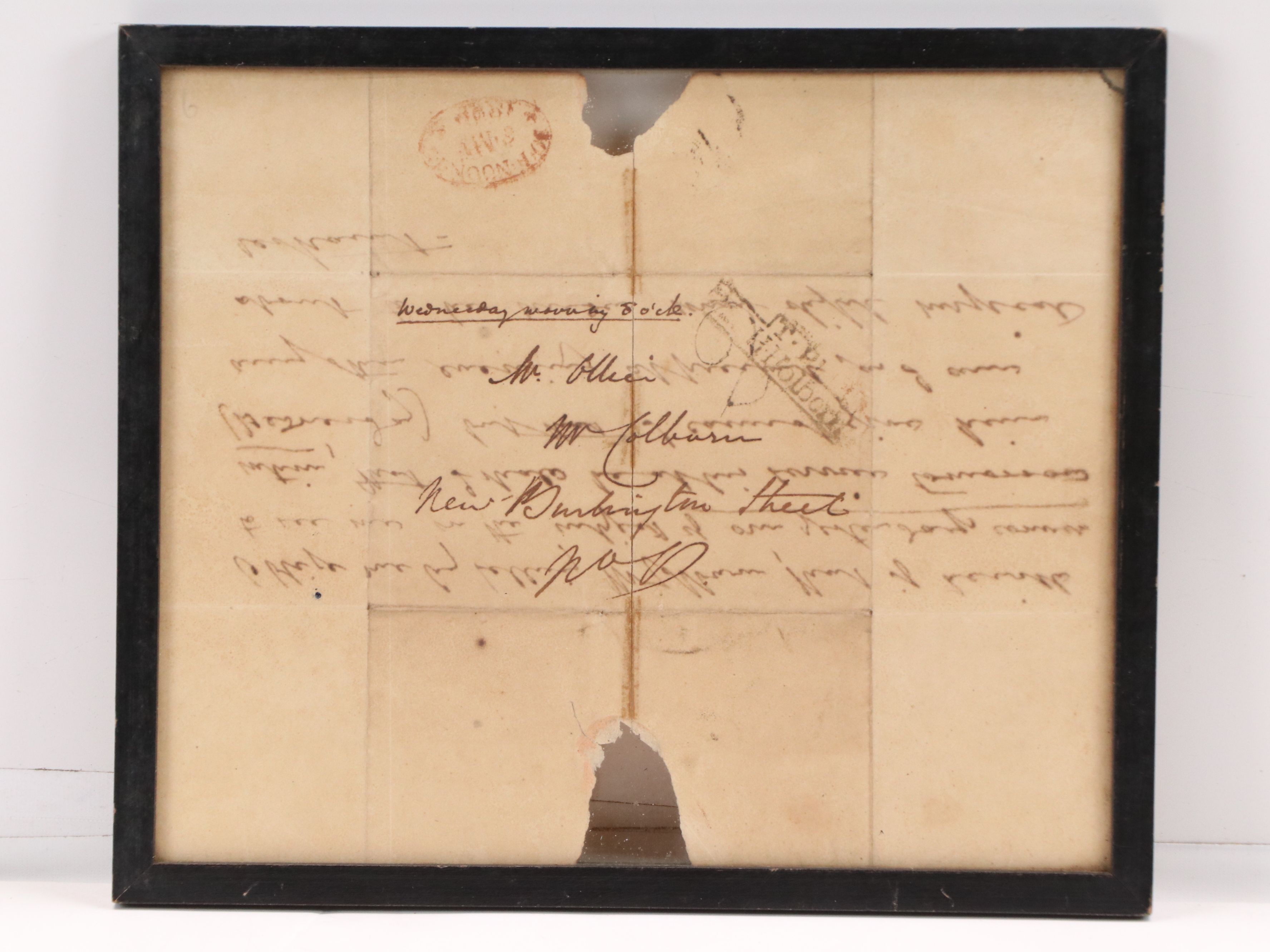 Photograph and Letters of Benjamin Cardozo