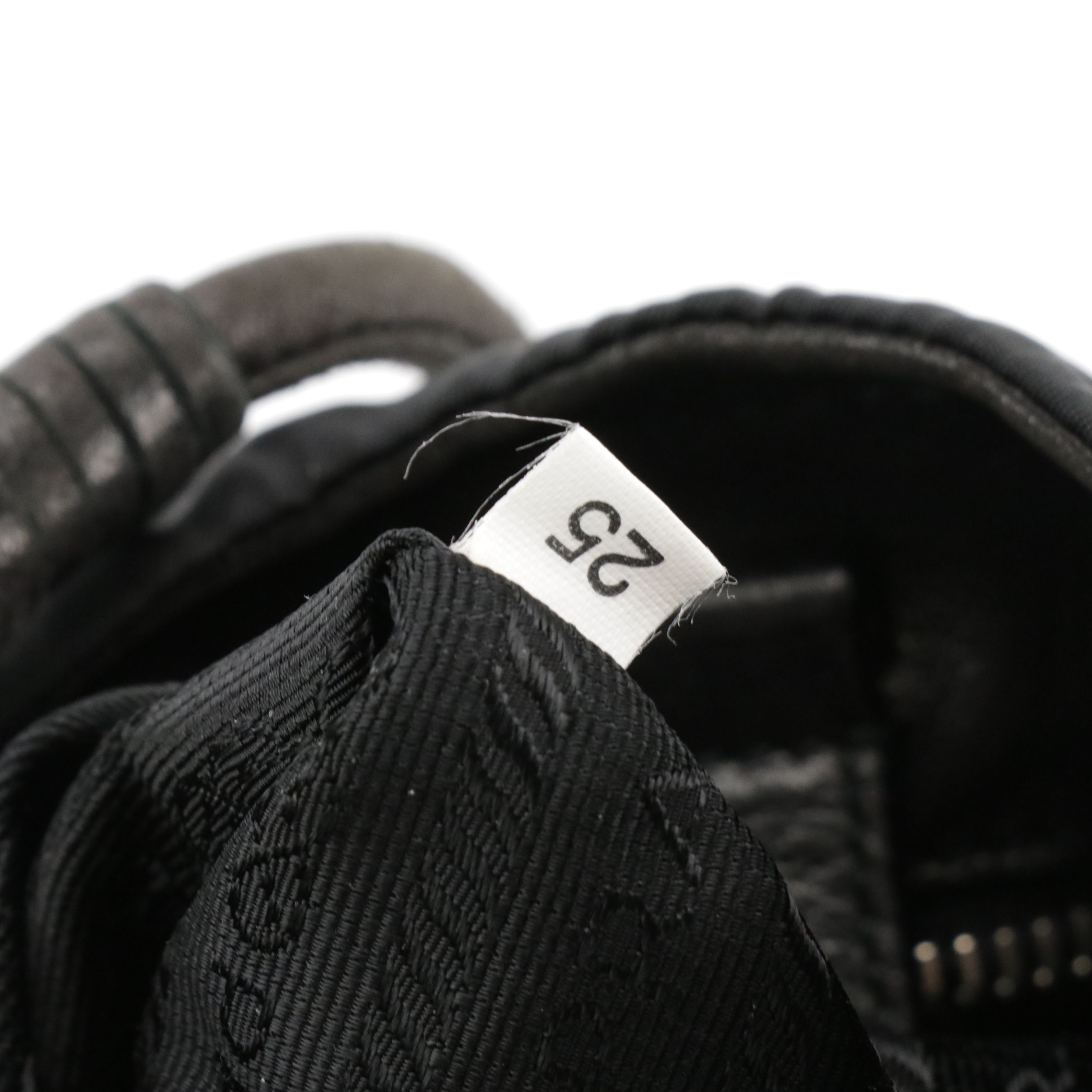 Prada Metal Handle Tote in Black Tessuto Nylon with Leather Accents