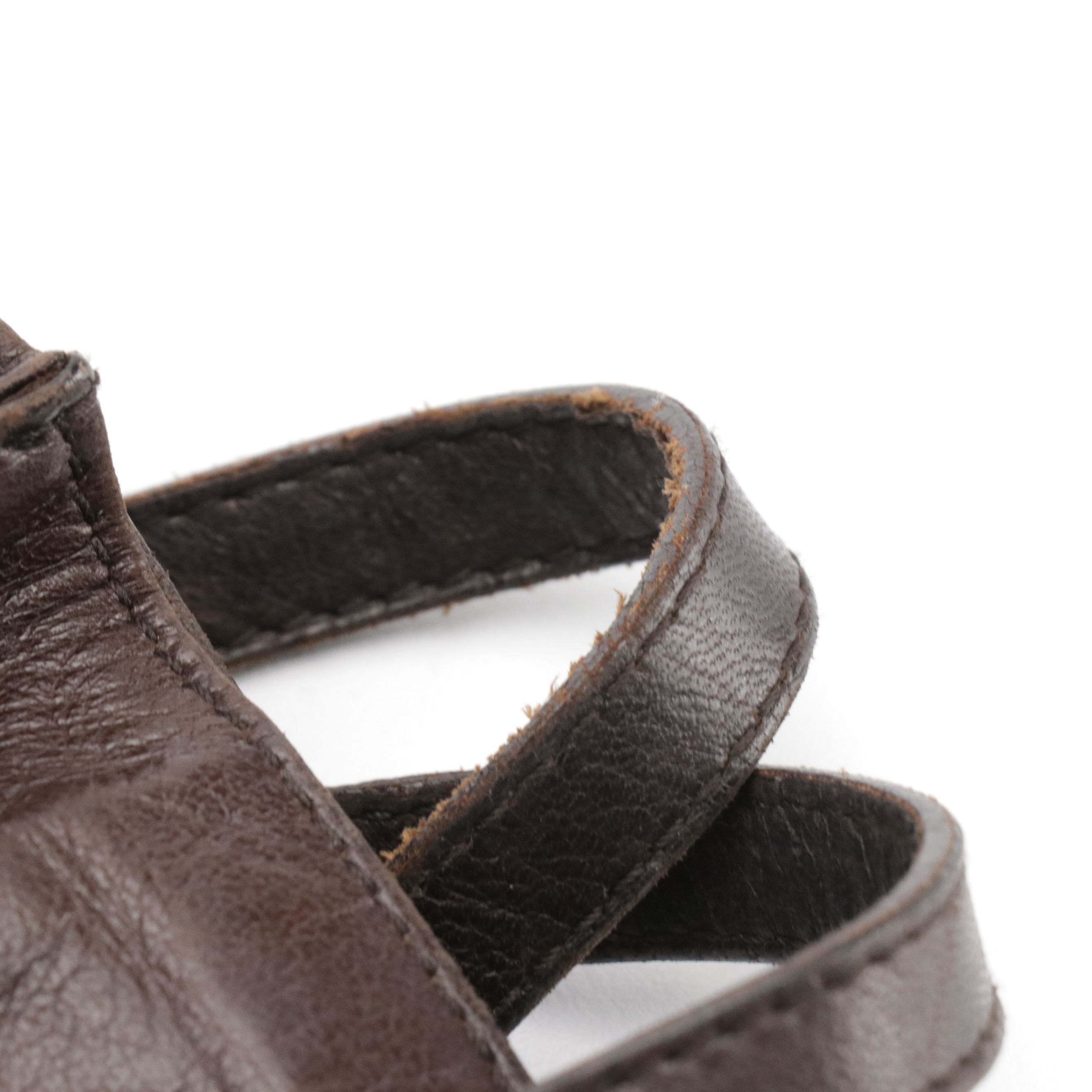 Prada Slouchy Shoulder Tote in Dark Brown Lambskin Leather with Tassel Charm