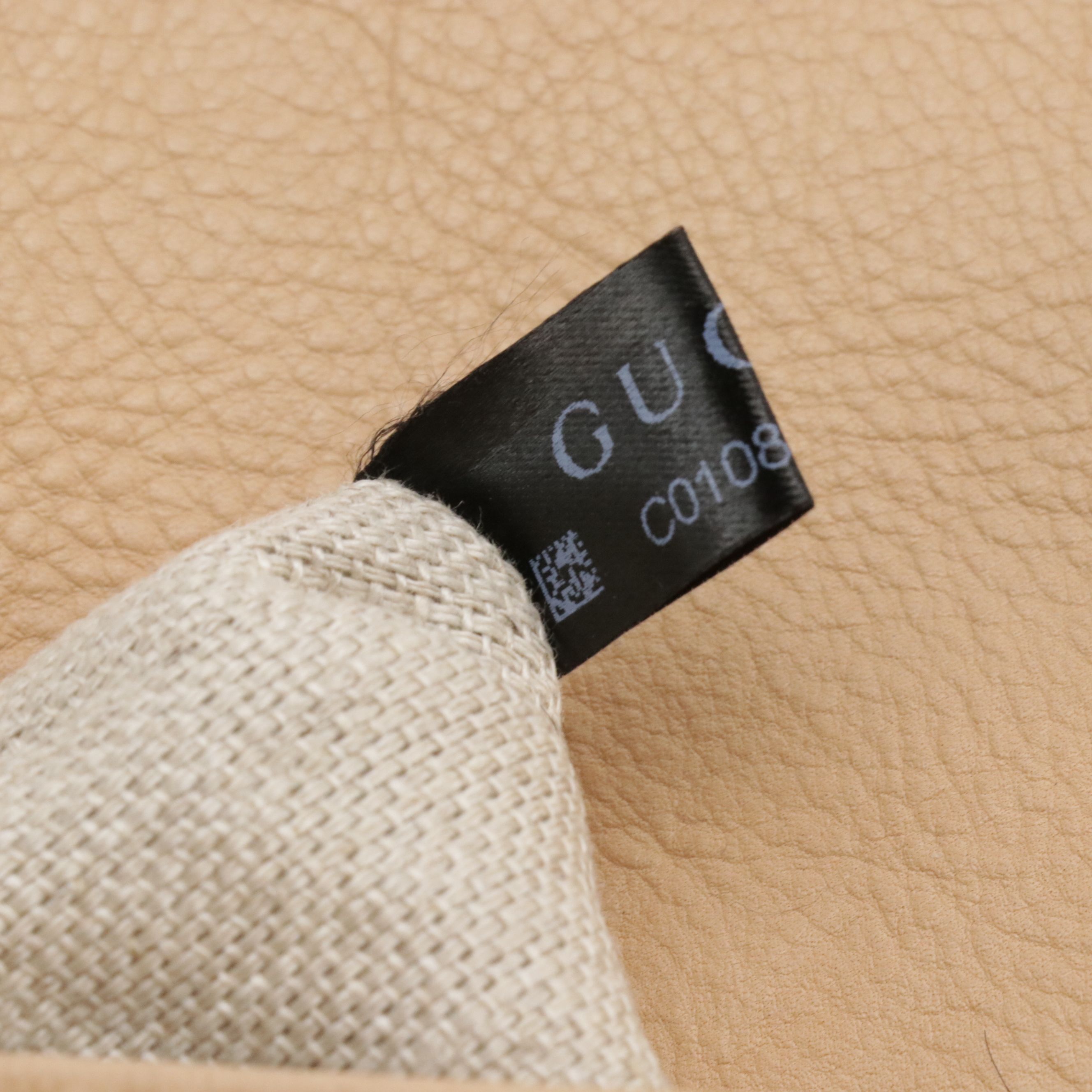 Gucci Marrakech Flap Messenger Bag in Zebra Print Pony Hair and Beige Leather