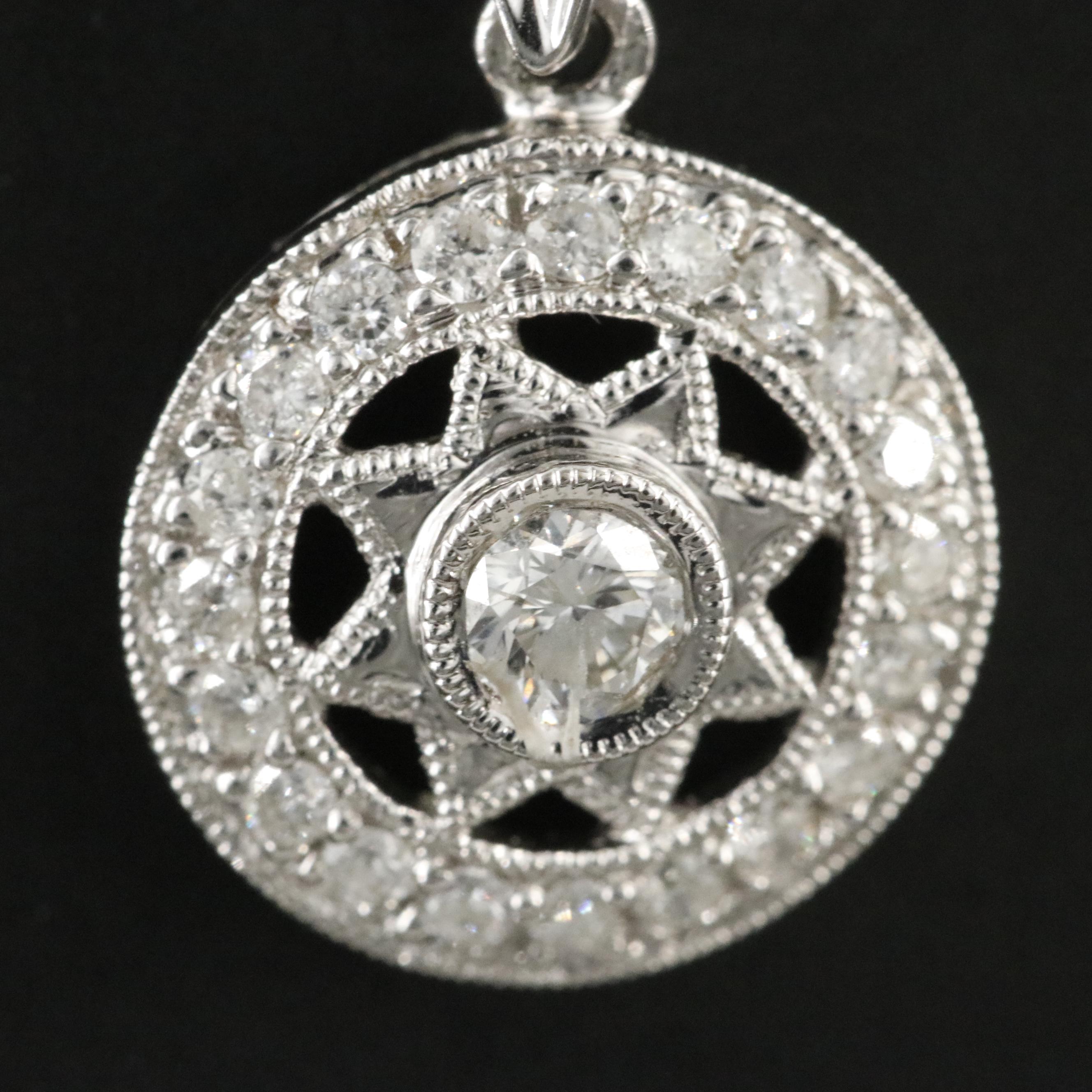 18K 0.34 CTW Diamond Pendant