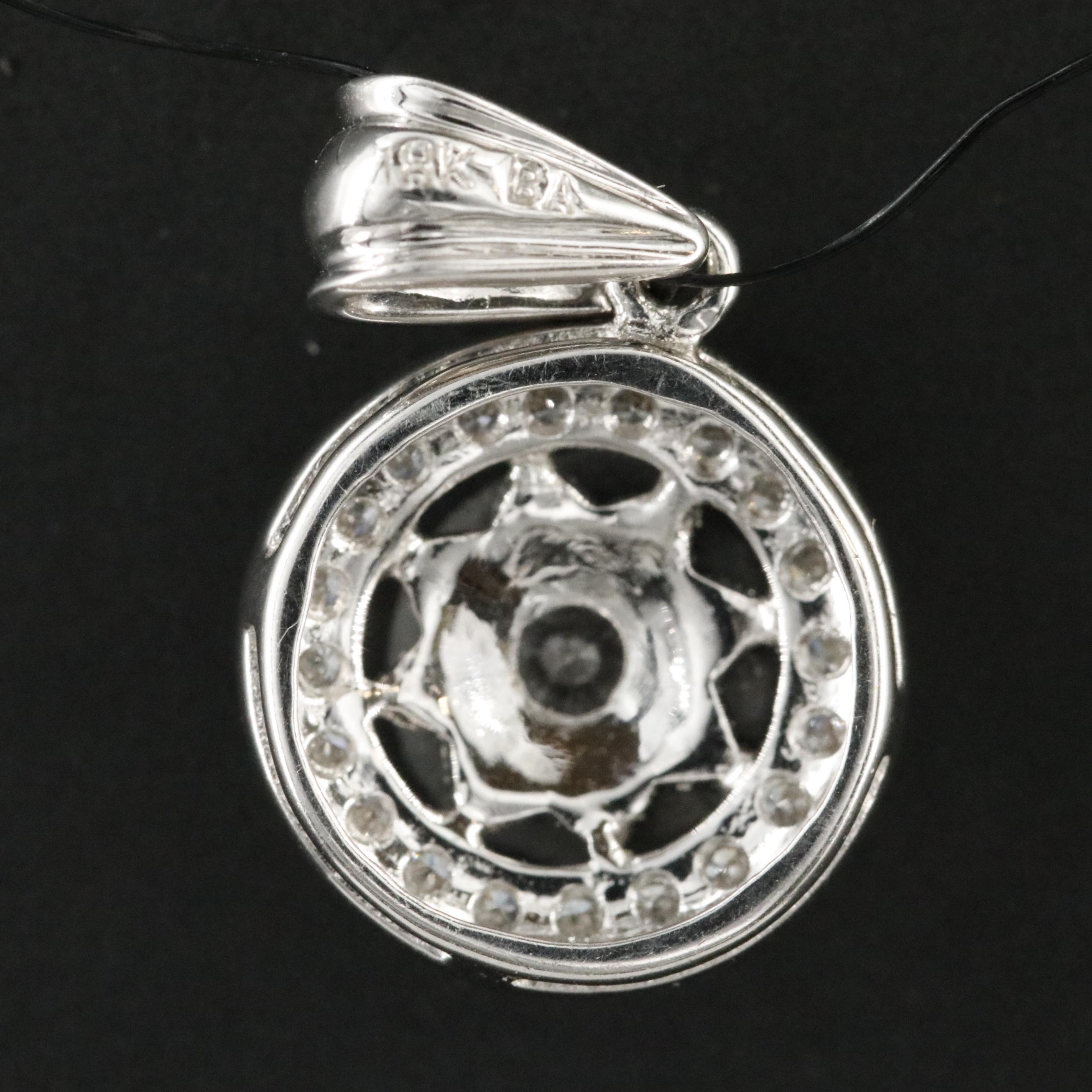 18K 0.34 CTW Diamond Pendant