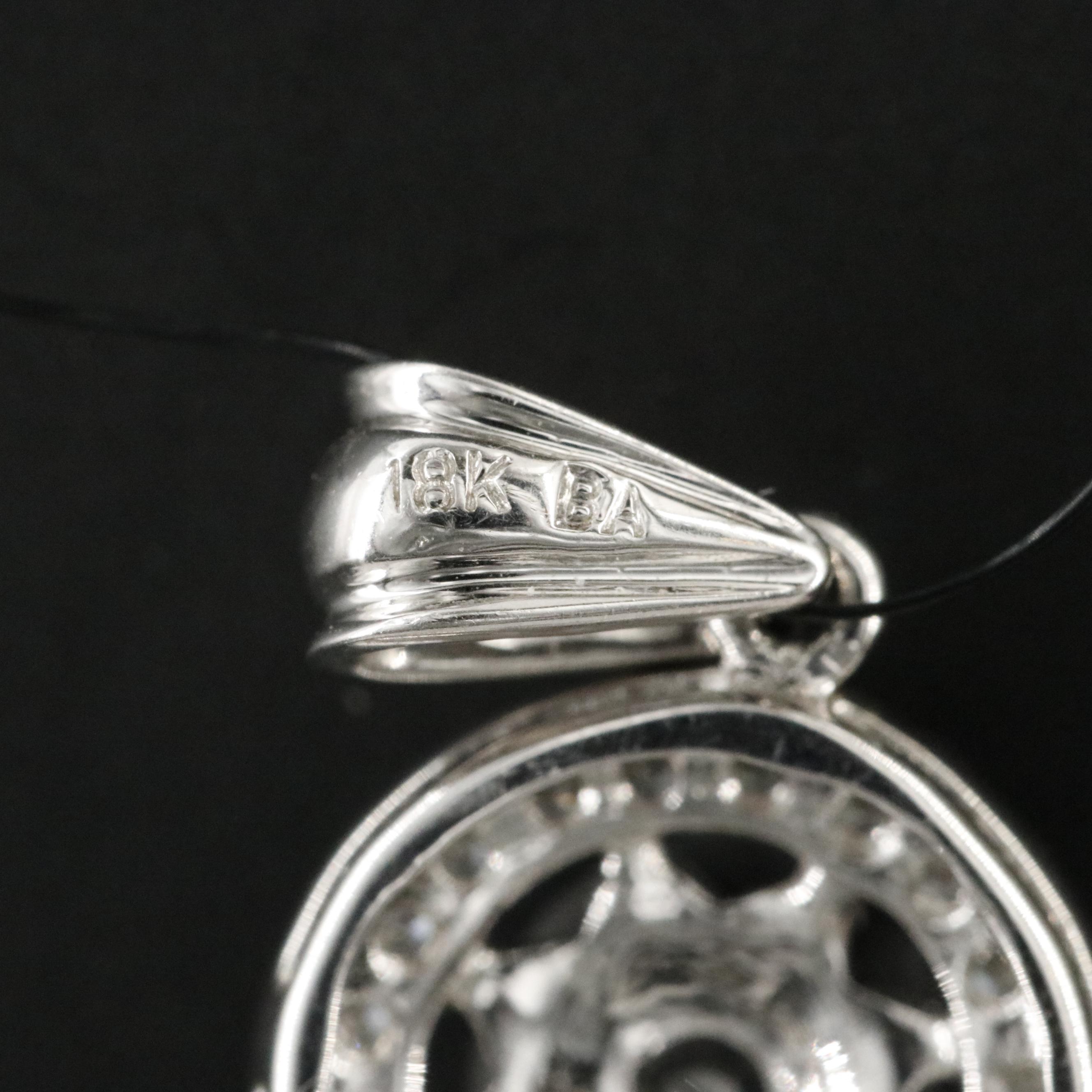 18K 0.34 CTW Diamond Pendant