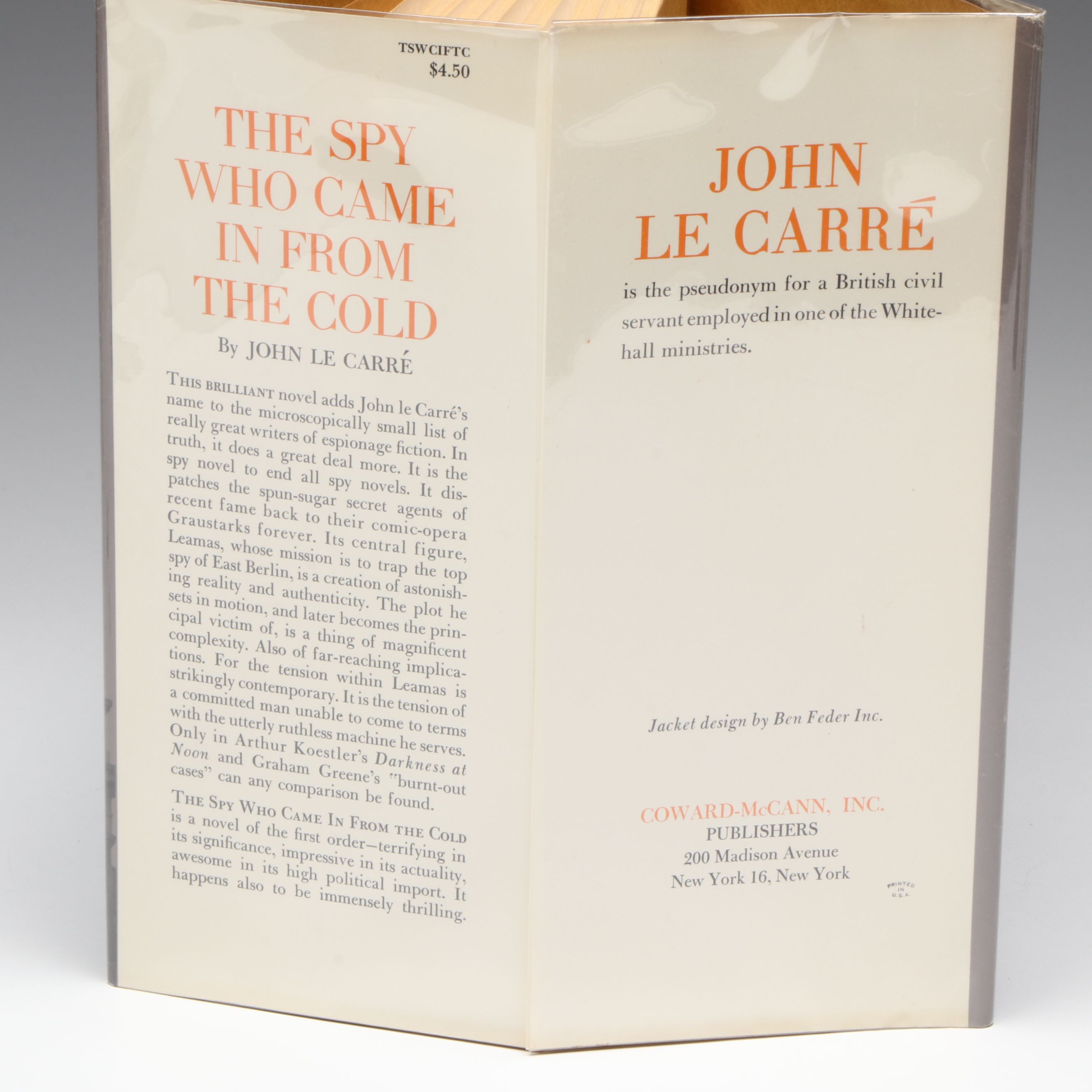 First American Edition "The Spy Who Came in From the Cold" by John le Carré