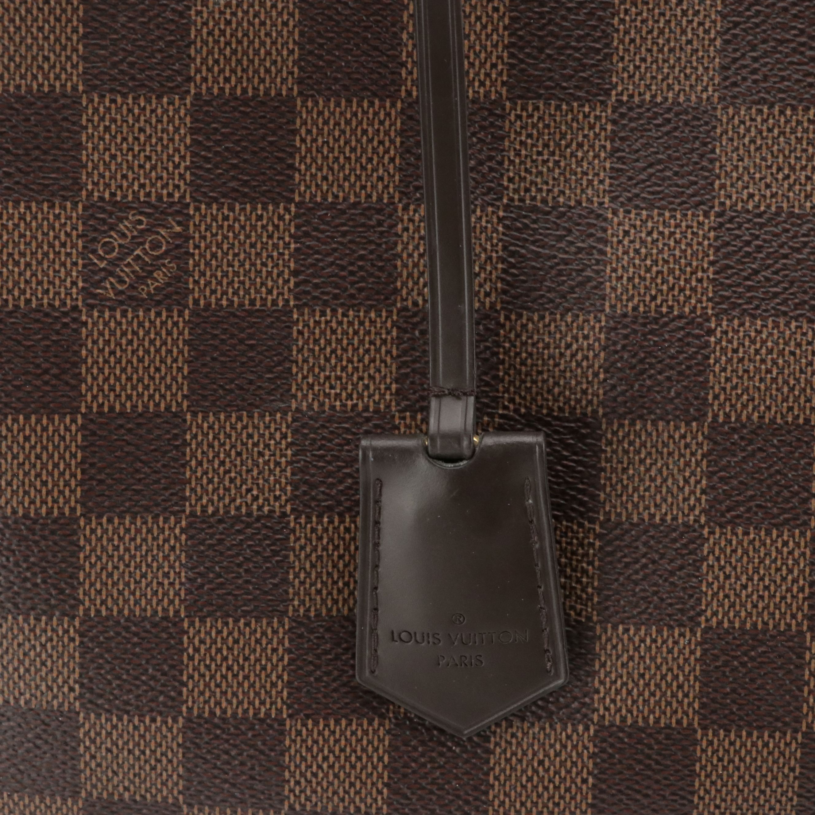 Louis Vuitton Brittany Bag in Damier Ebene Canvas and Magnolia Taurillon Leather