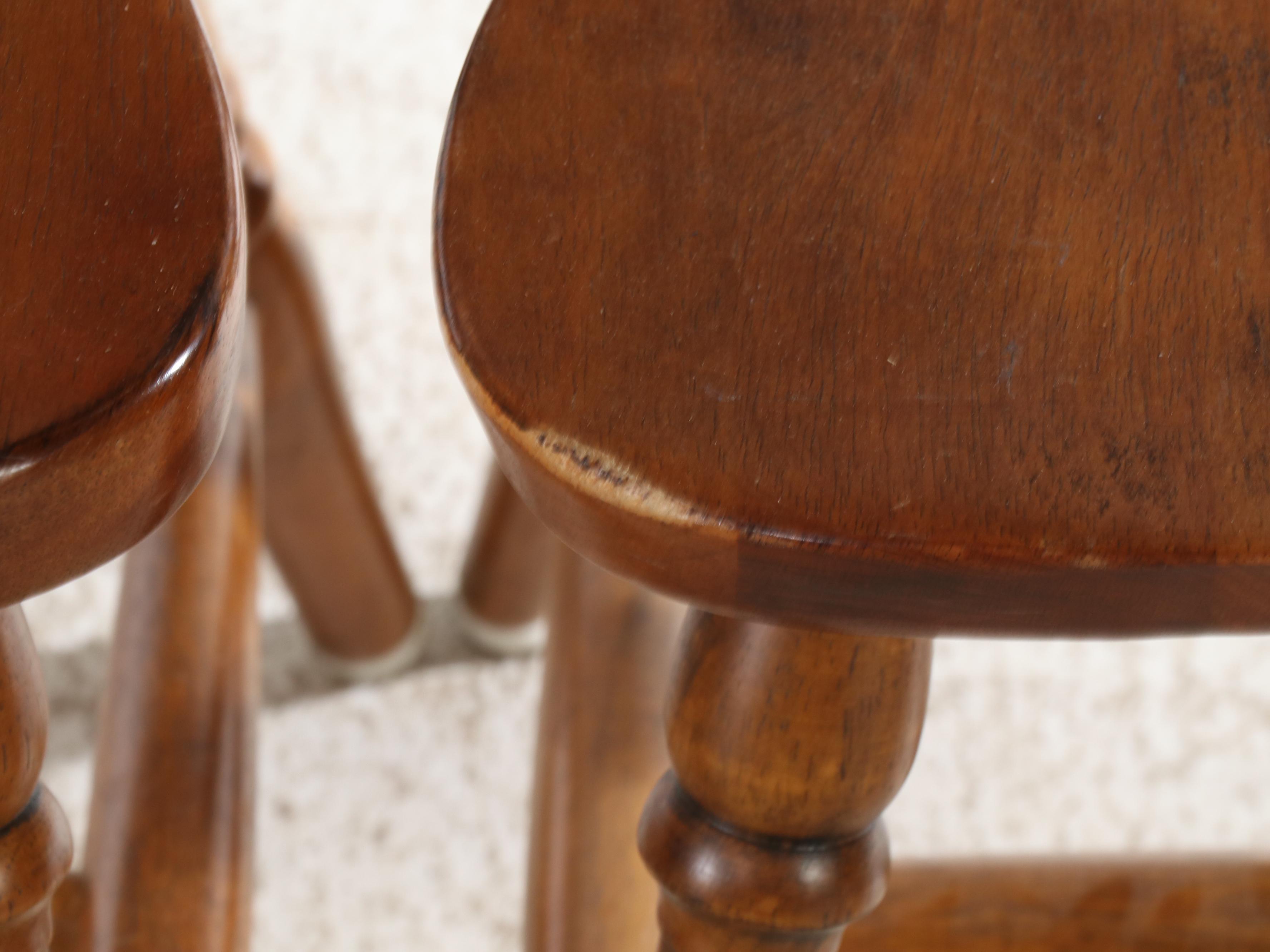 Four Bow-Back Windsor Dining Chairs