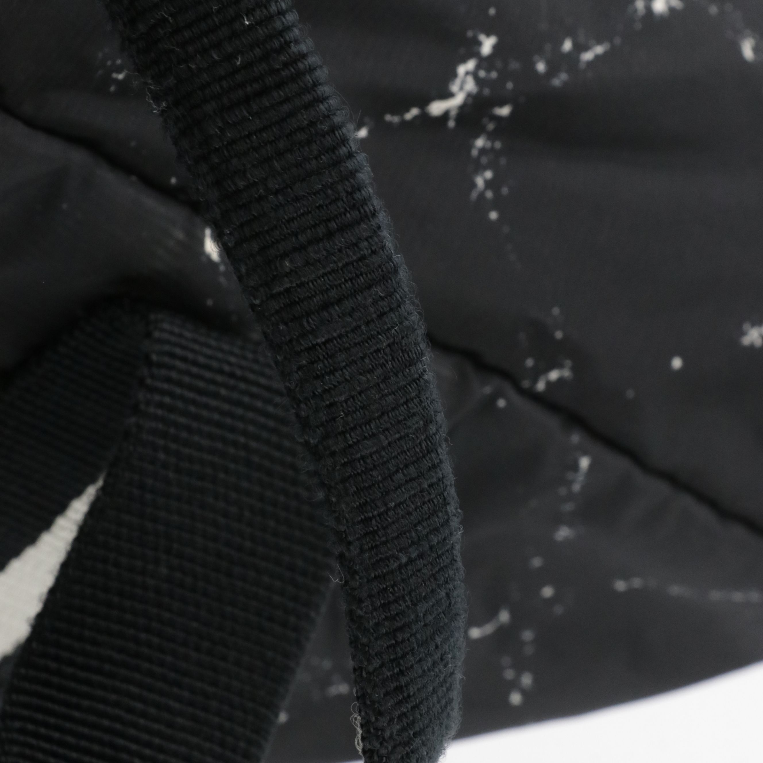 Chanel Travel Ligne Duffle Bag in Black Quilt Printed Nylon