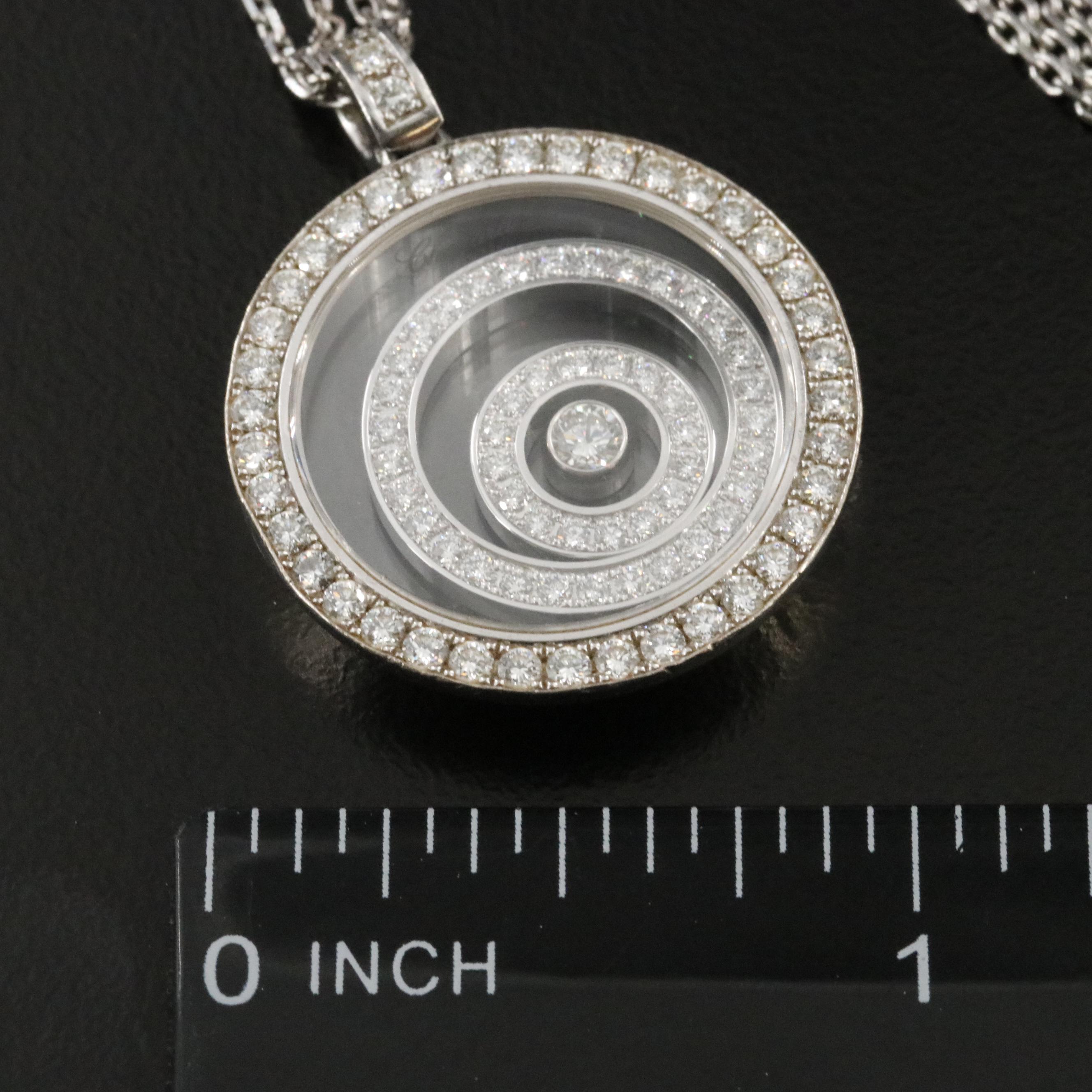 Chopard Happy Spirit 18K 1.14 CTW Diamond Necklace