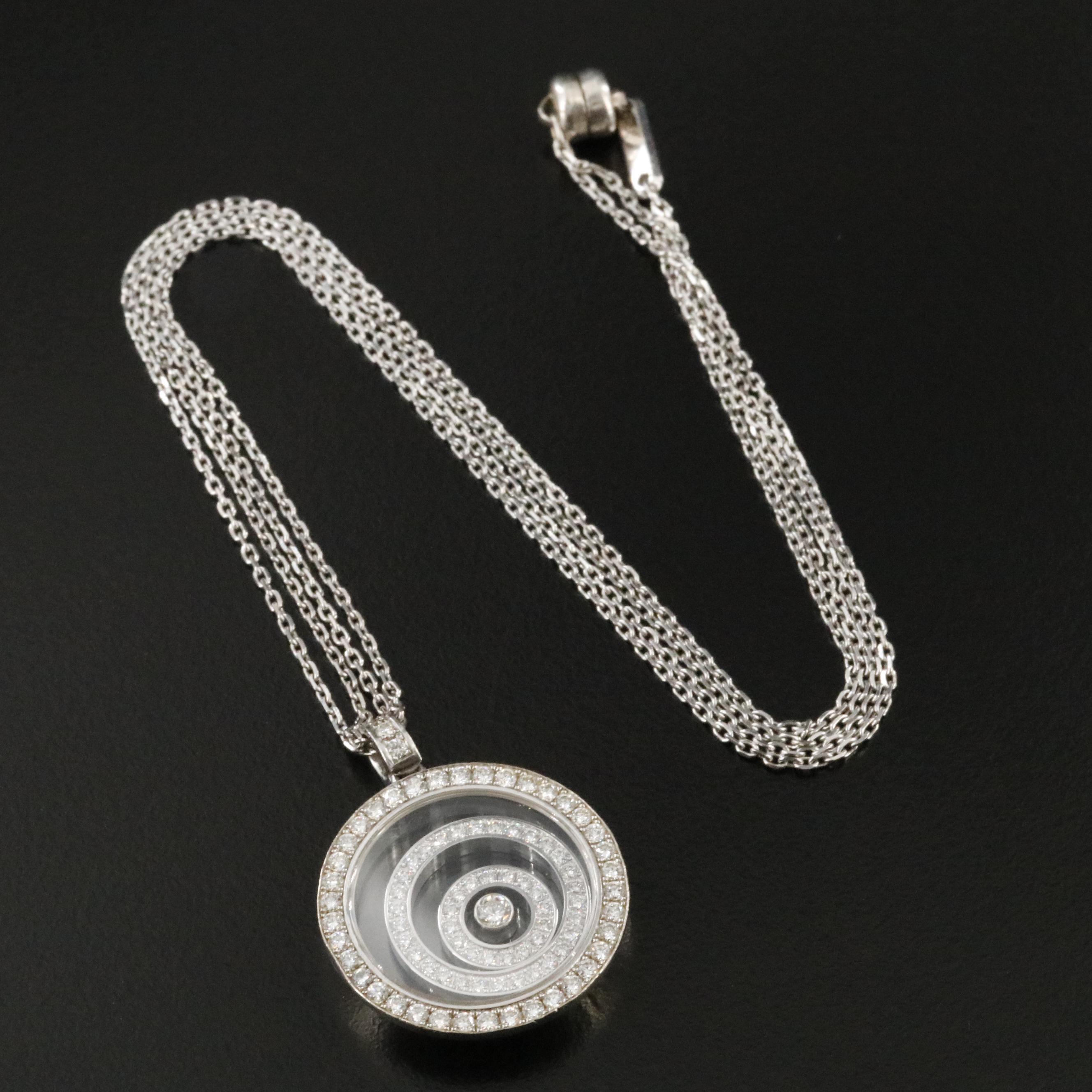 Chopard Happy Spirit 18K 1.14 CTW Diamond Necklace