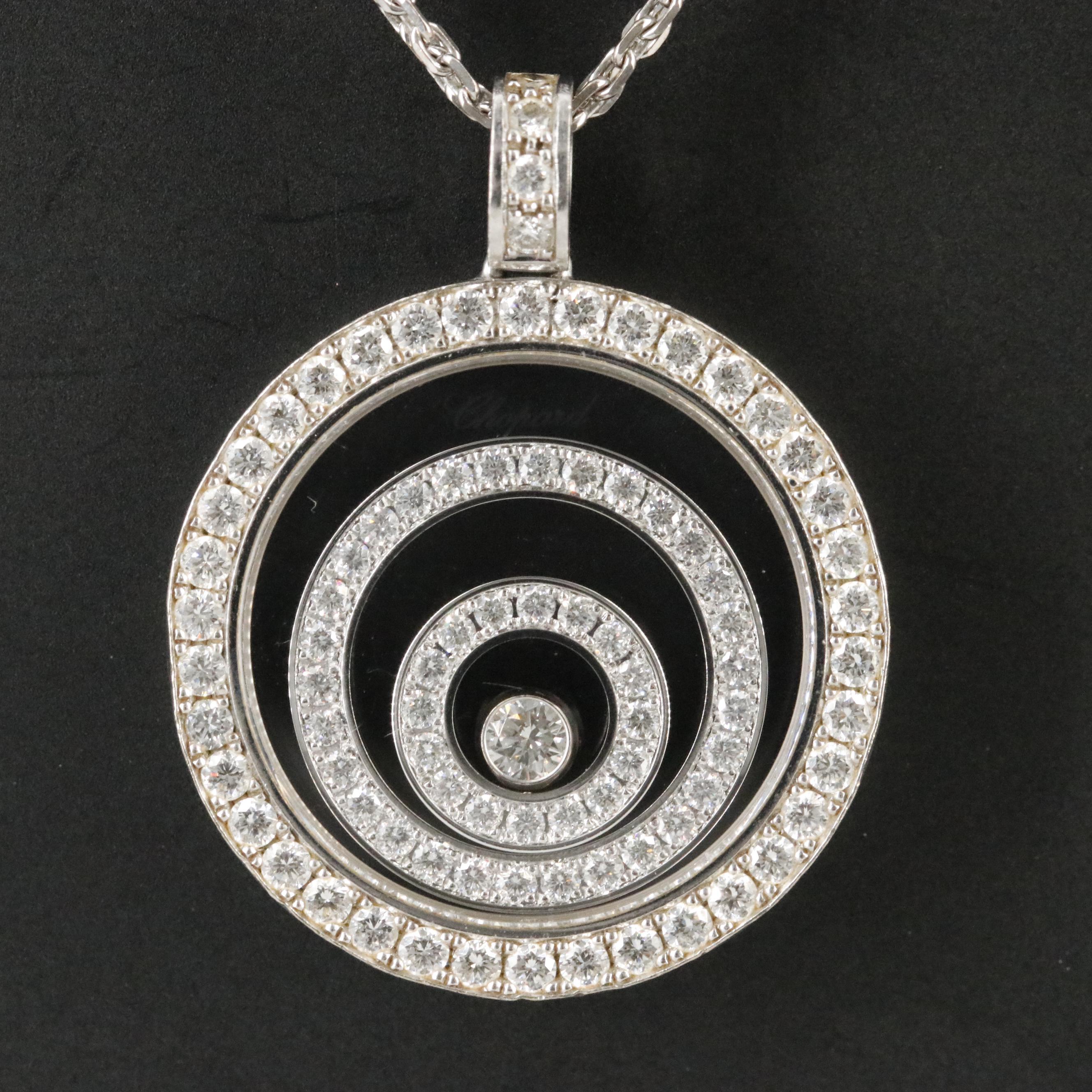 Chopard Happy Spirit 18K 1.14 CTW Diamond Necklace