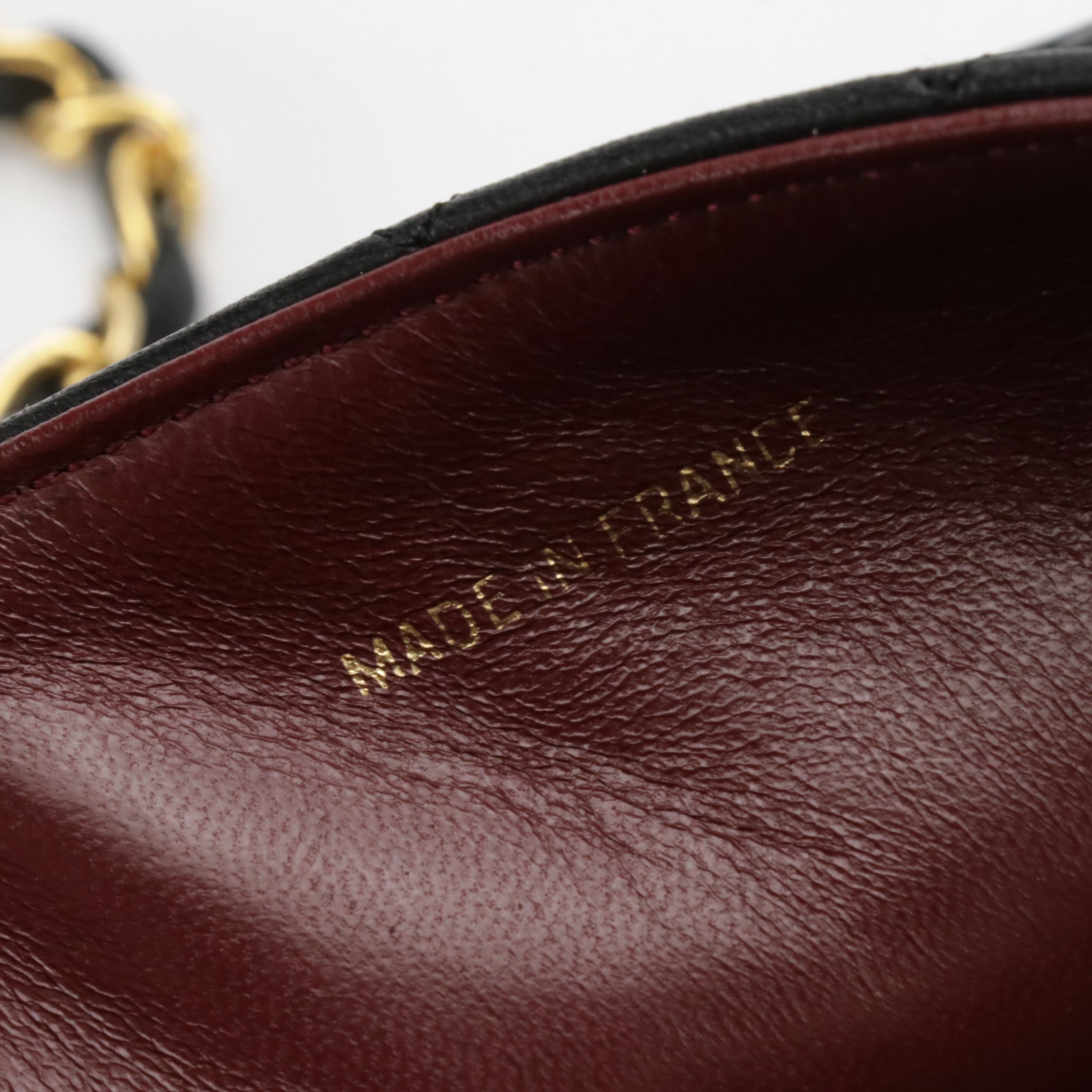 Chanel Black Quilted Lambskin Leather Single Flap Shoulder Bag