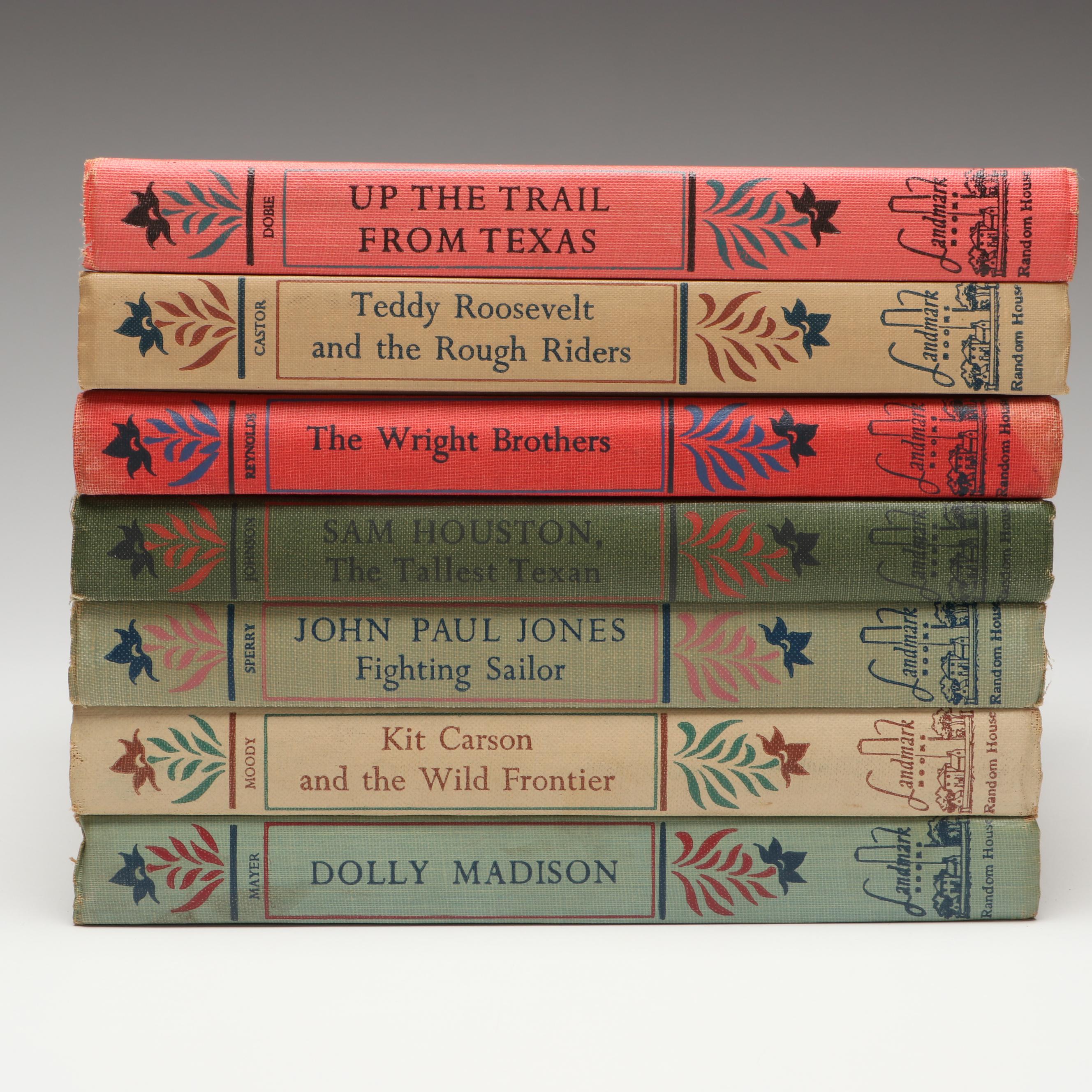 Random House "Landmark Books" American History Books, 1950s