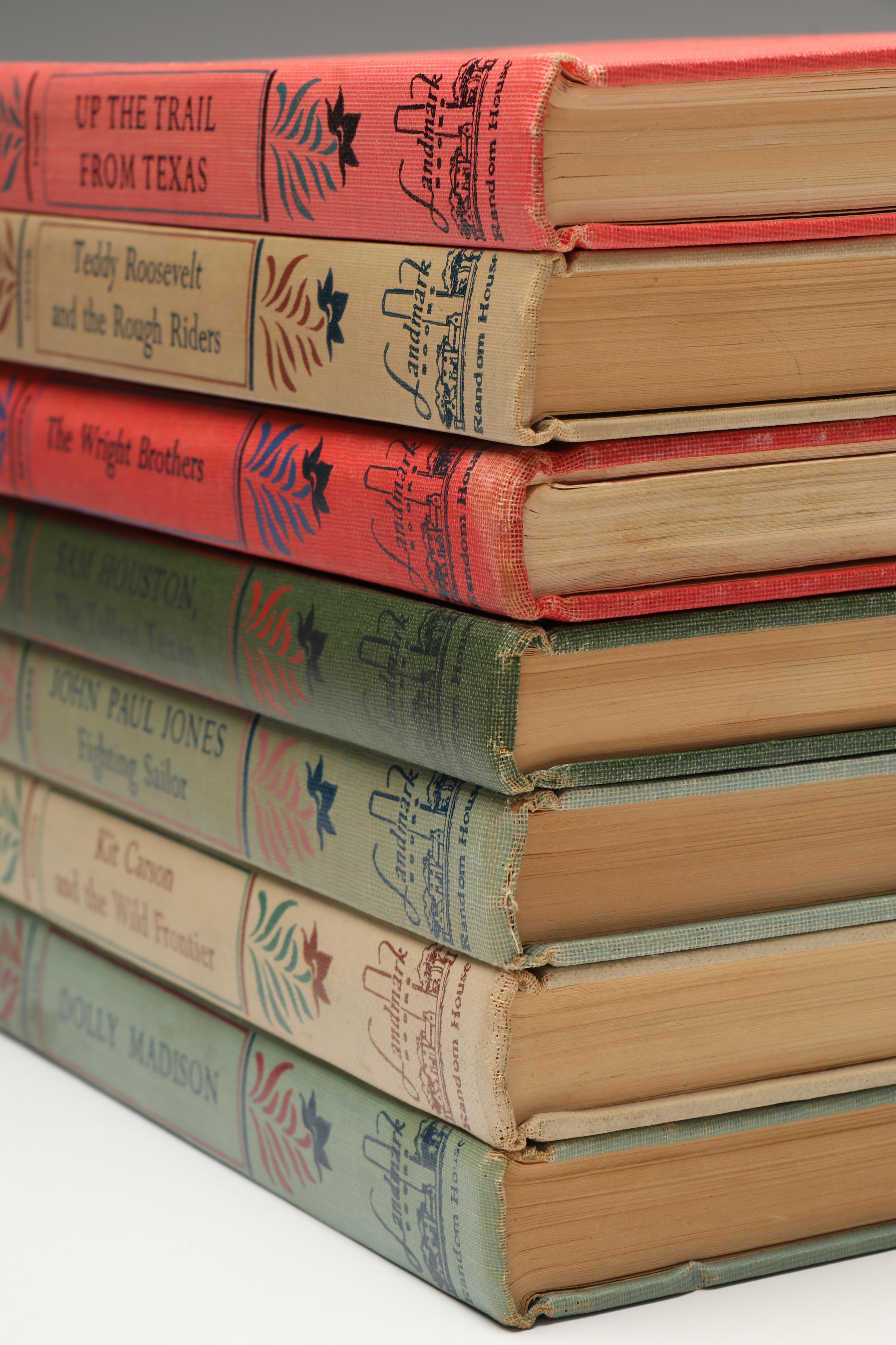 Random House "Landmark Books" American History Books, 1950s