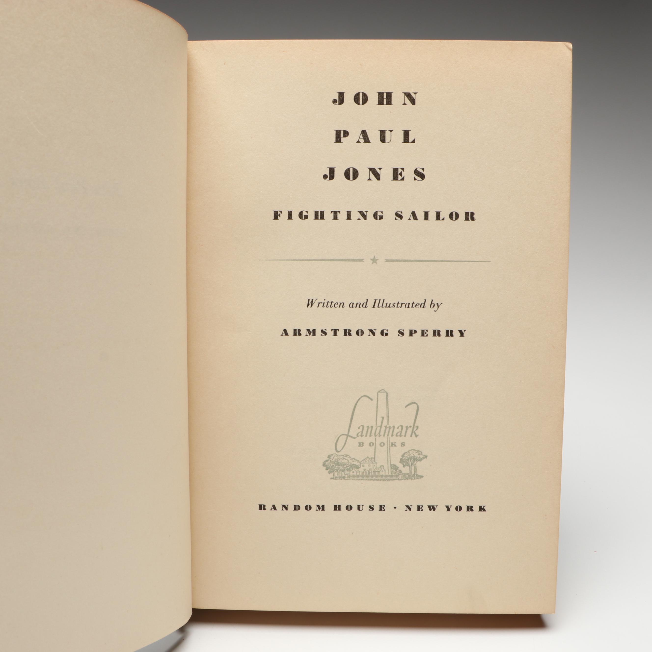 Random House "Landmark Books" American History Books, 1950s