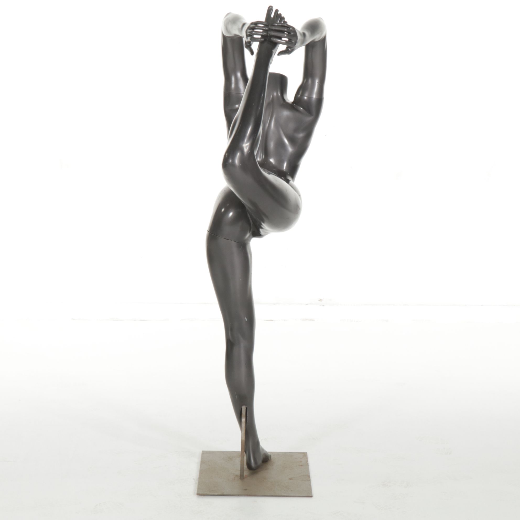 Life-Size Female Full-Body Mannequin in Yoga Pose
