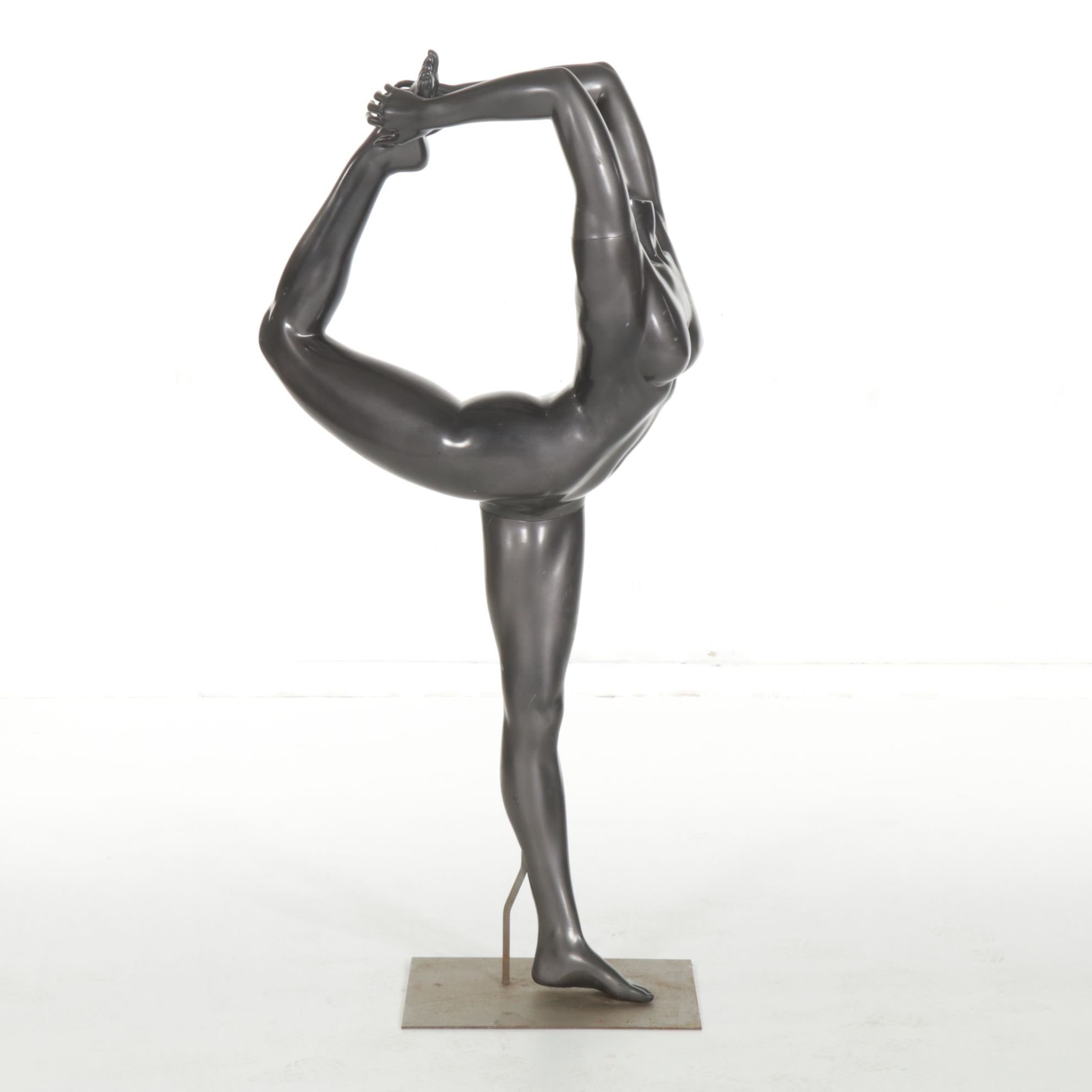 Life-Size Female Full-Body Mannequin in Yoga Pose