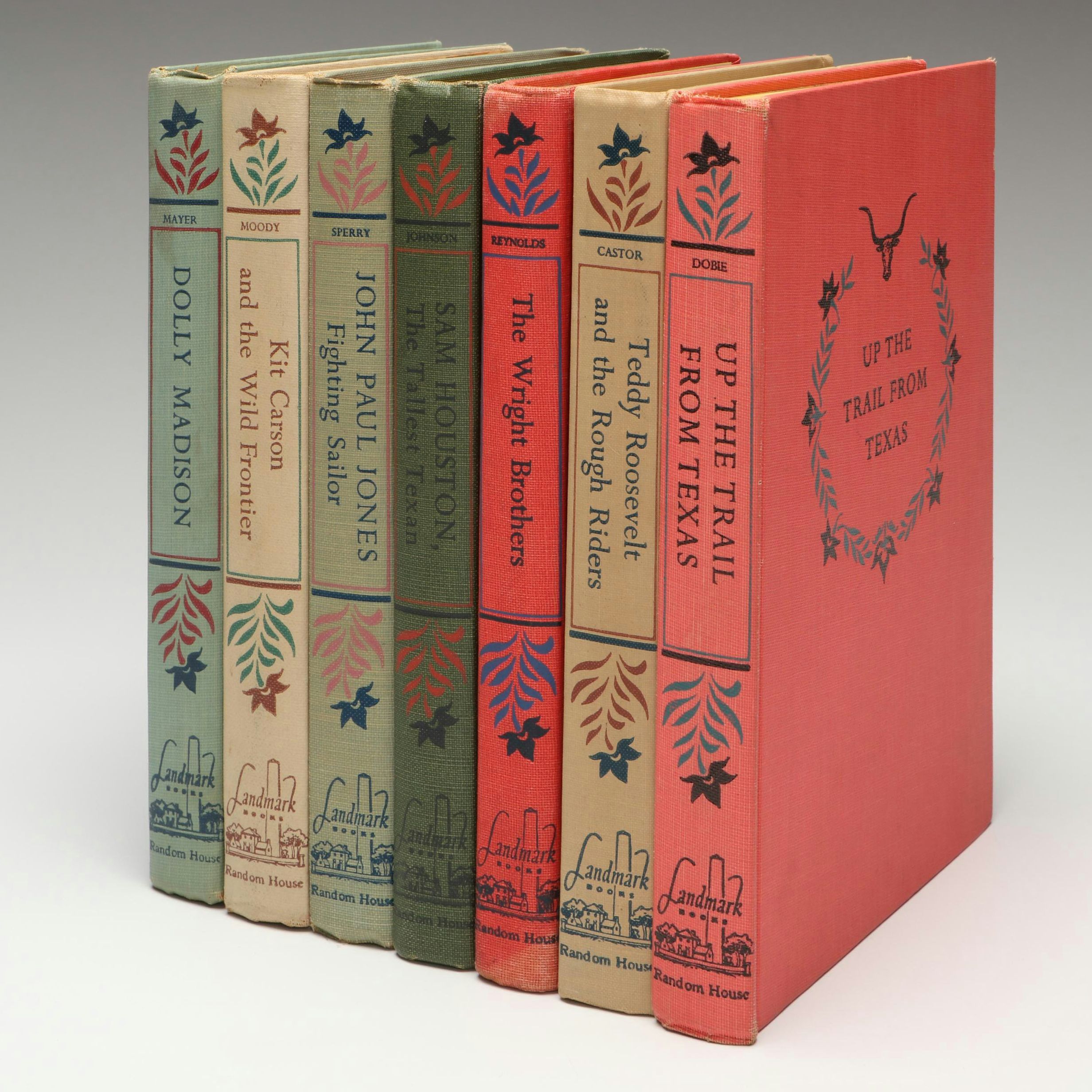 Random House "Landmark Books" American History Books, 1950s