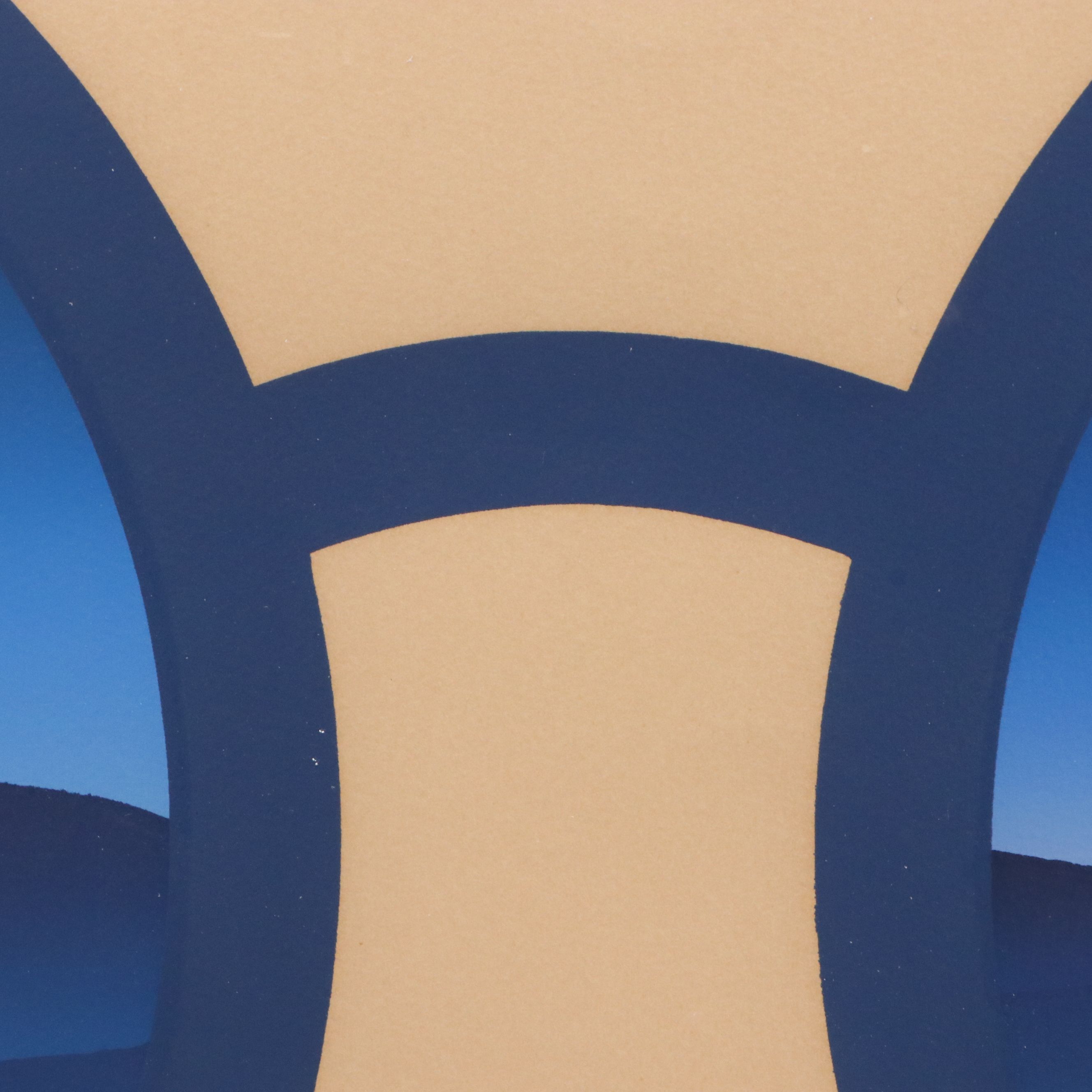 Jean-Michel Folon Serigraph of Eyeglasses, Mid-20th Century