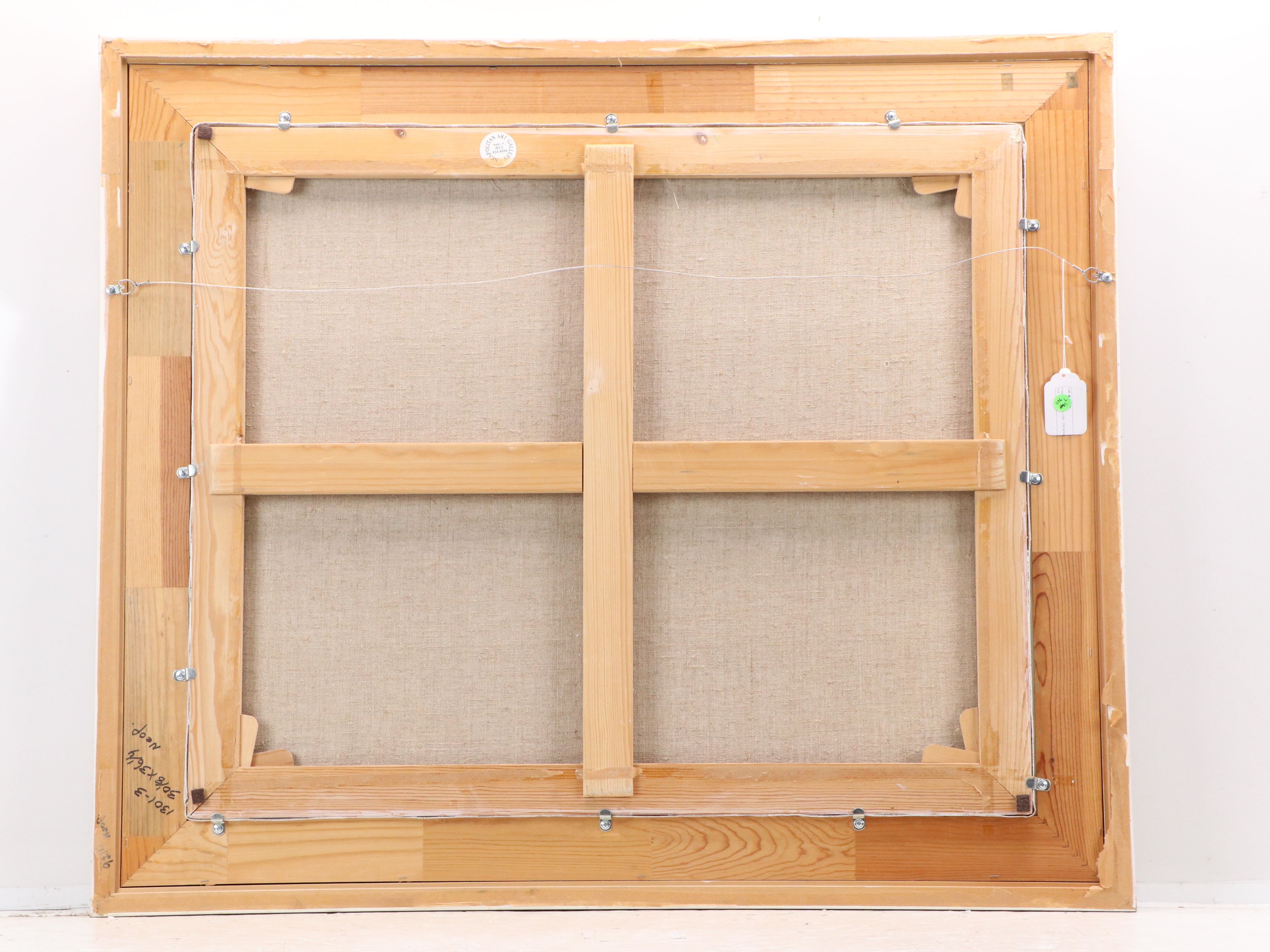 Fred Nold Stylized Woodland Landscape Oil Painting, 1995