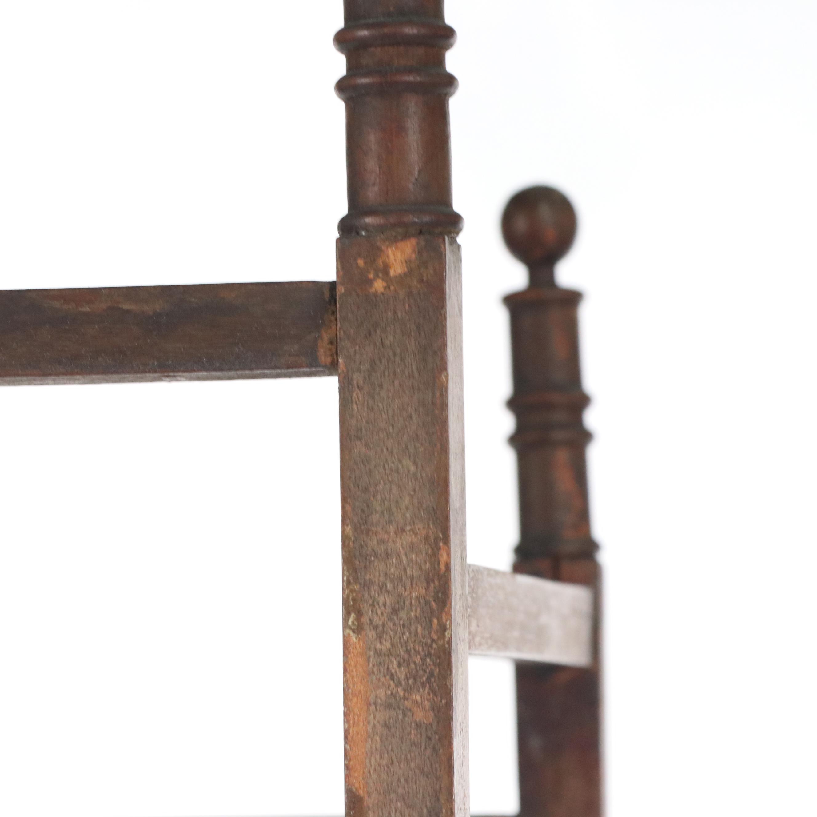 Aesthetic Movement Walnut Hall Stand, Late 19th Century