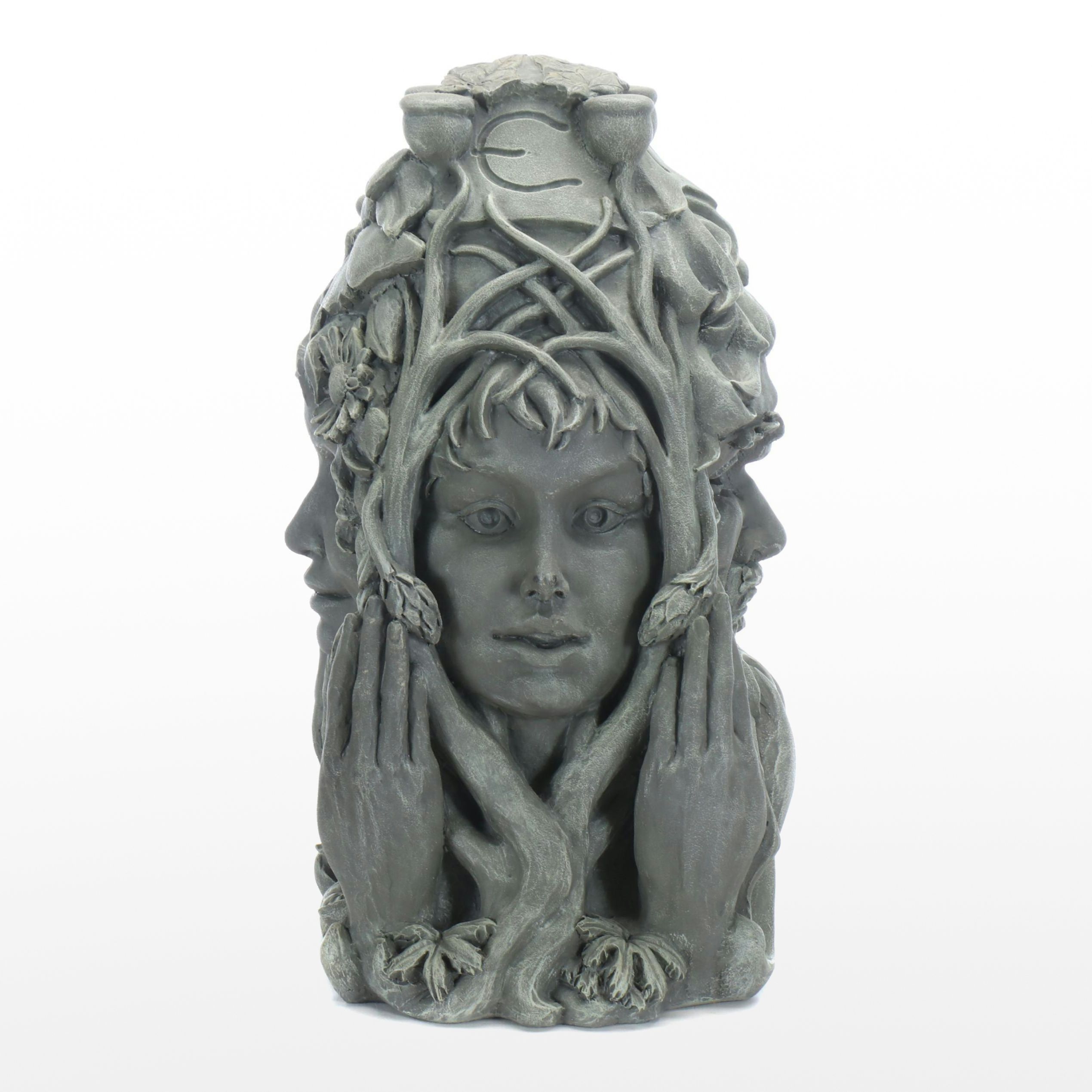 Allegorical Four Seasons Cast Composite Garden Statuary