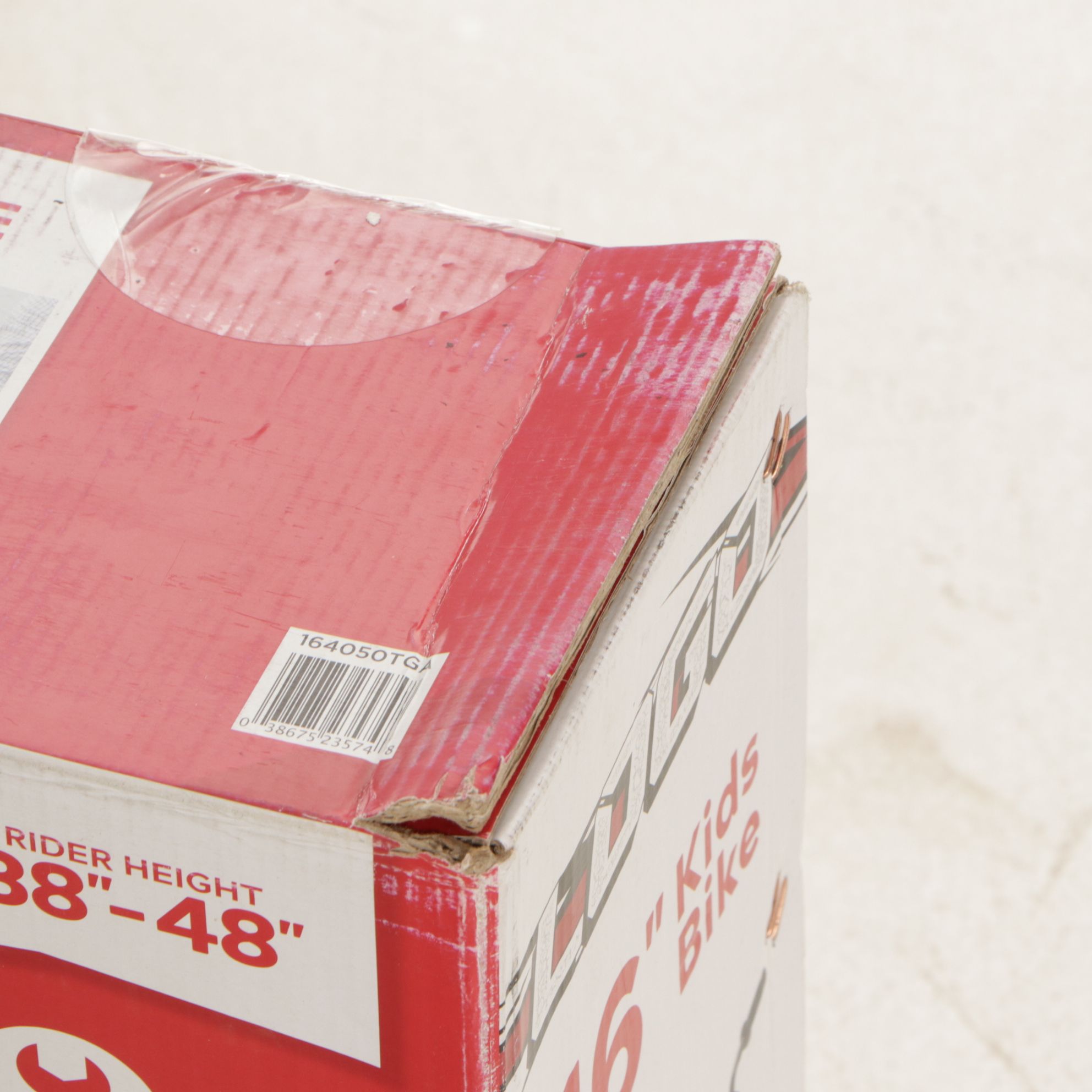 Pacific Bicycles Logo 16" Kid's Bicycle, Red/Gray