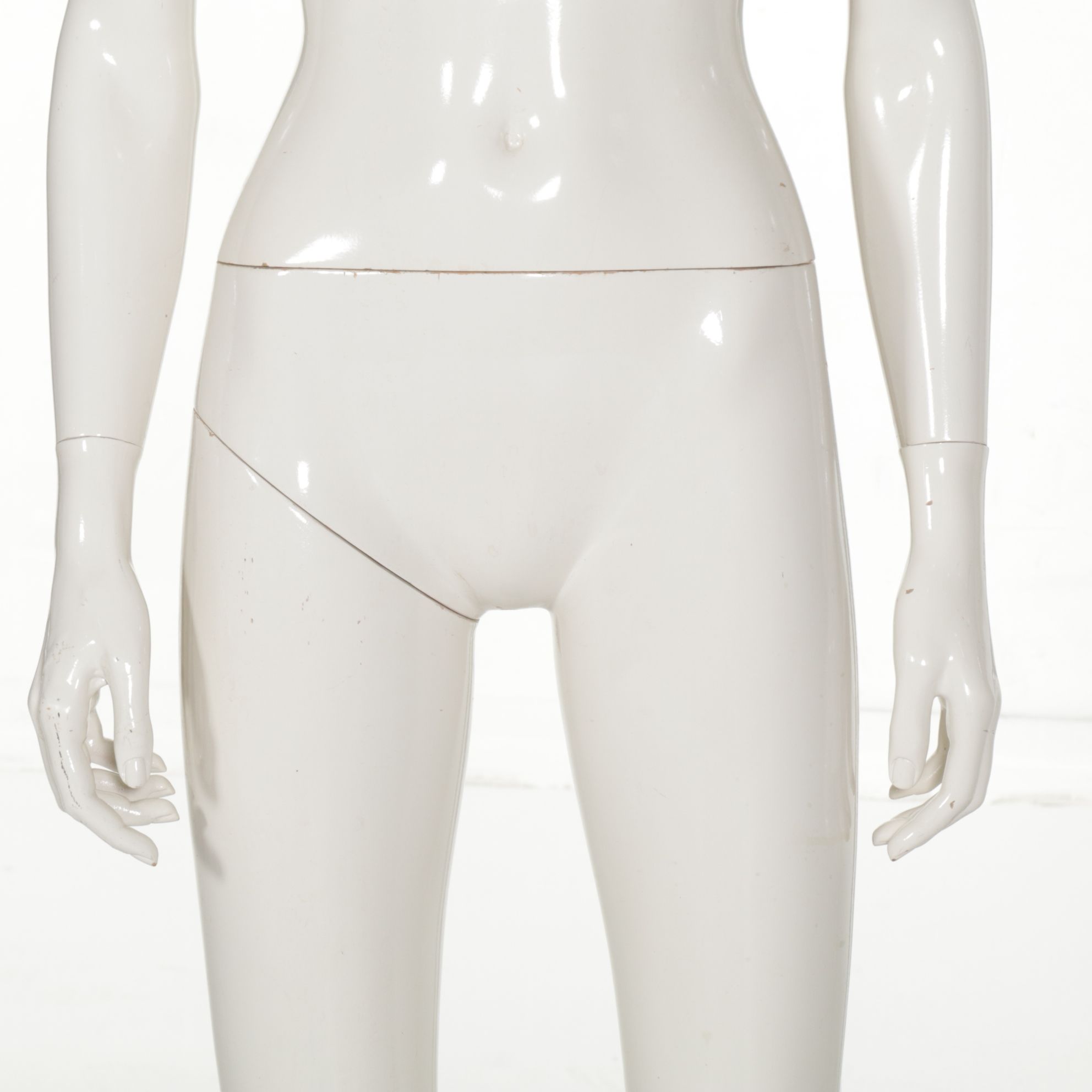 Three Standing Full-Body Retail Display Mannequins