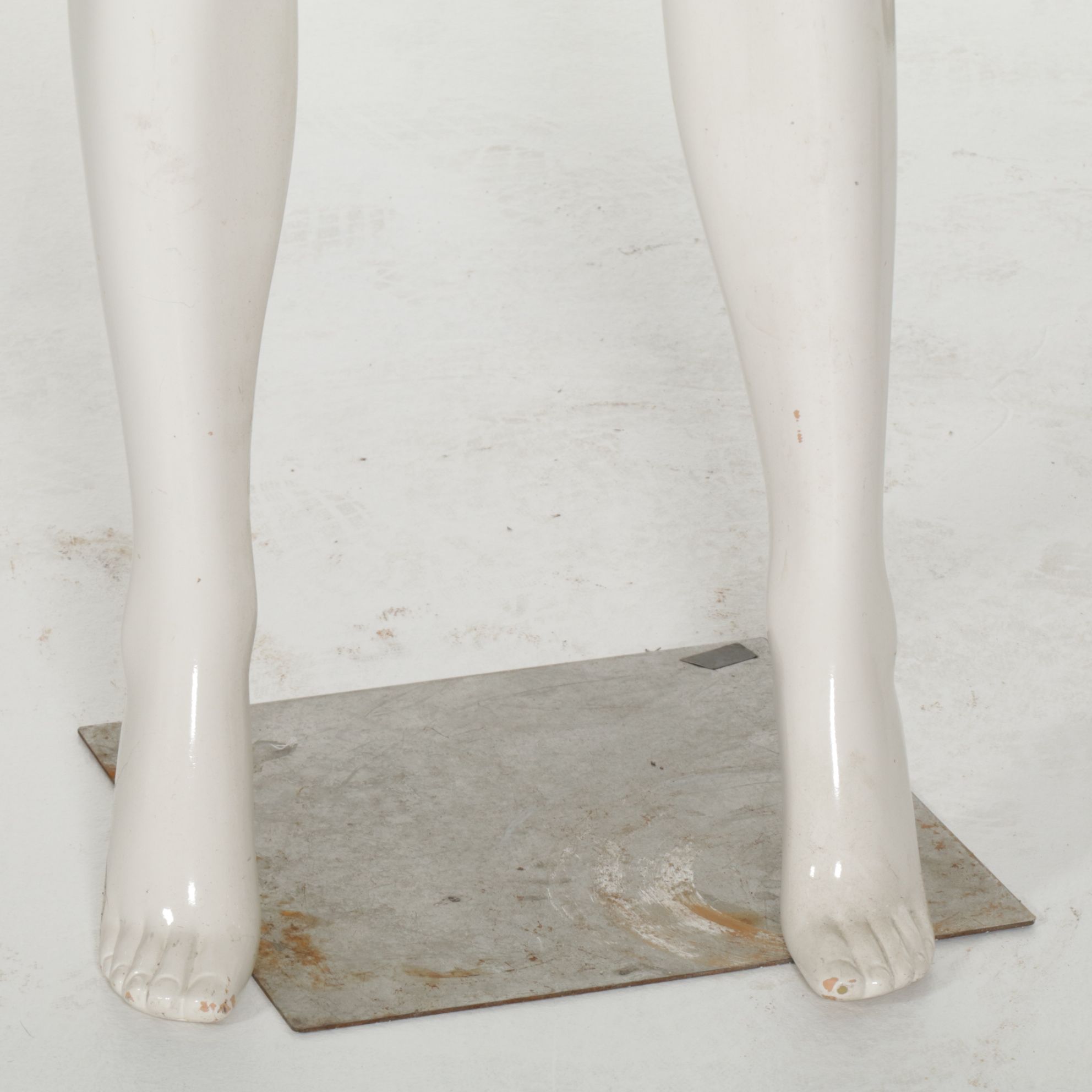 Three Standing Full-Body Retail Display Mannequins