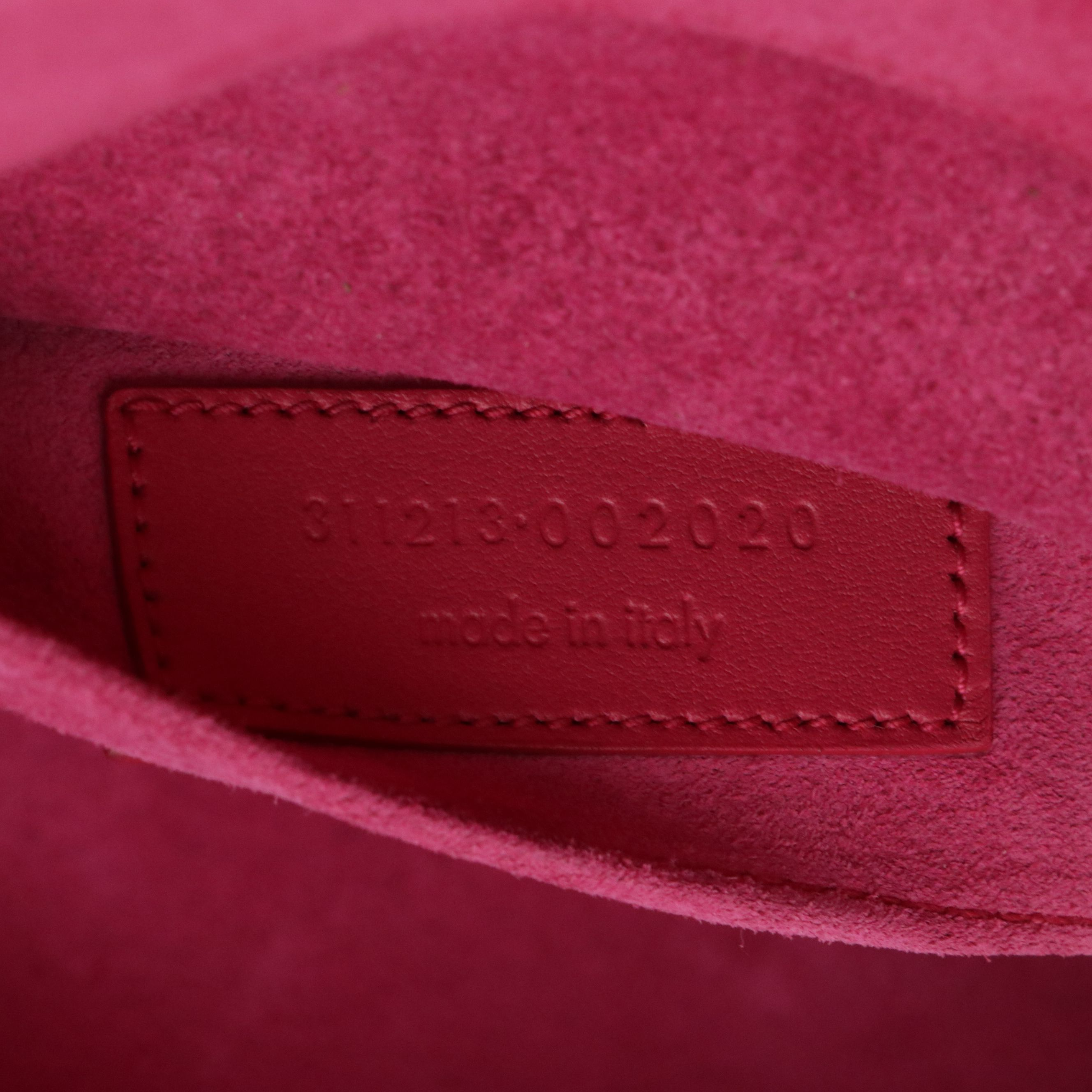 Saint Laurent Y Chyc Clutch in Hot Pink Calfskin Leather