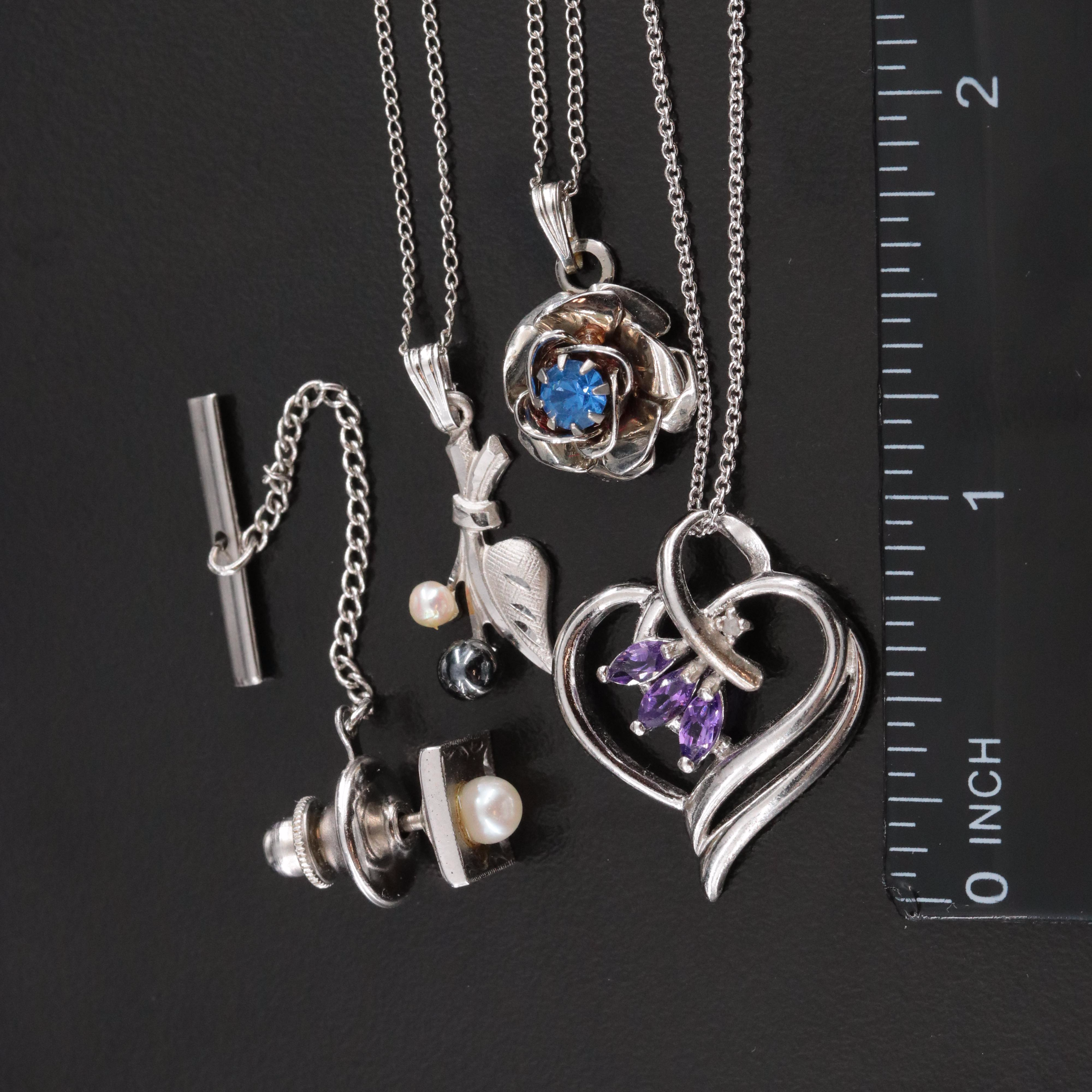 Sterling Jewelry Collection Featuring Amethyst, Pearl and Hematite