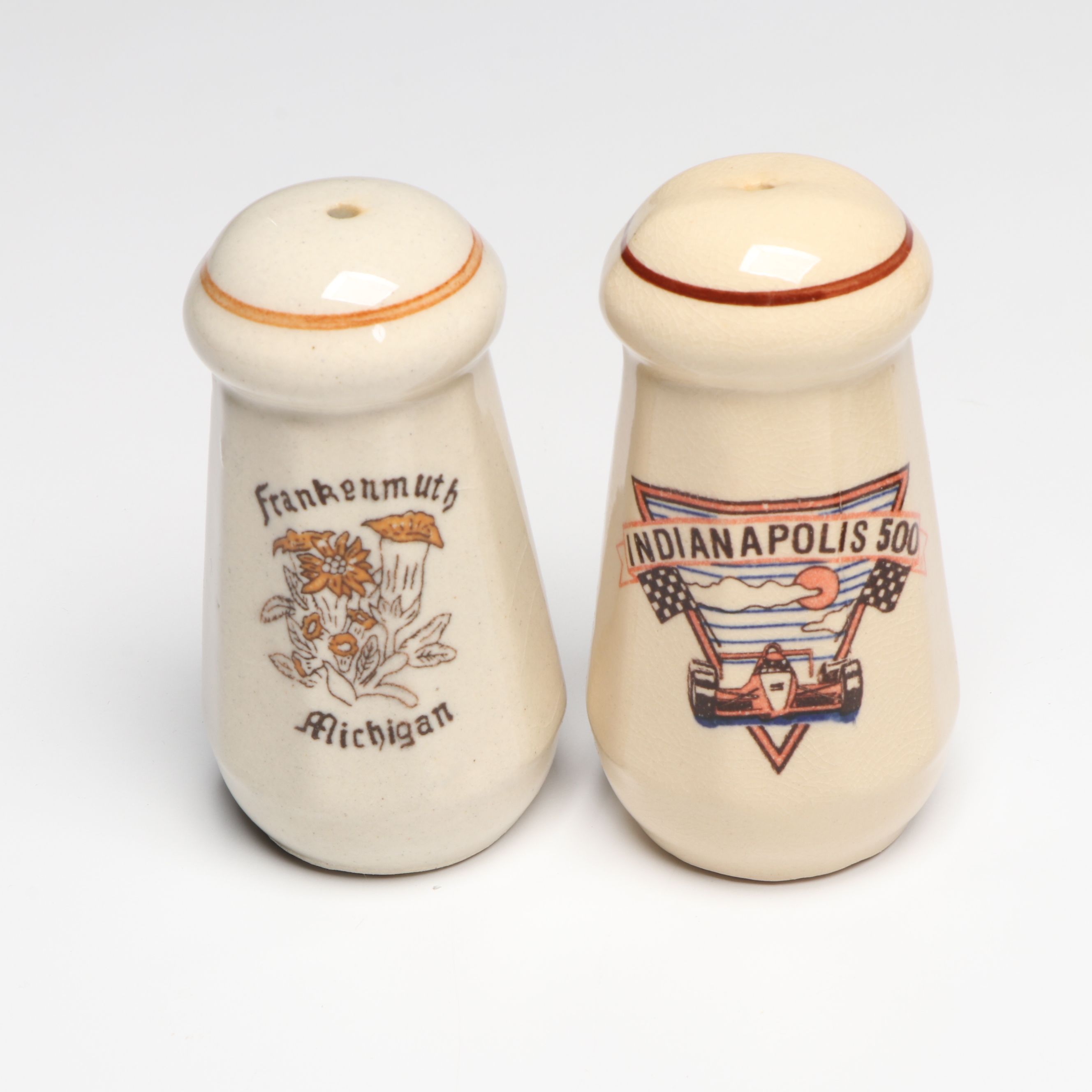 V.M. Hazlett, Greek and More Ceramic Novelty and Souvenir Salt and Pepper Sets