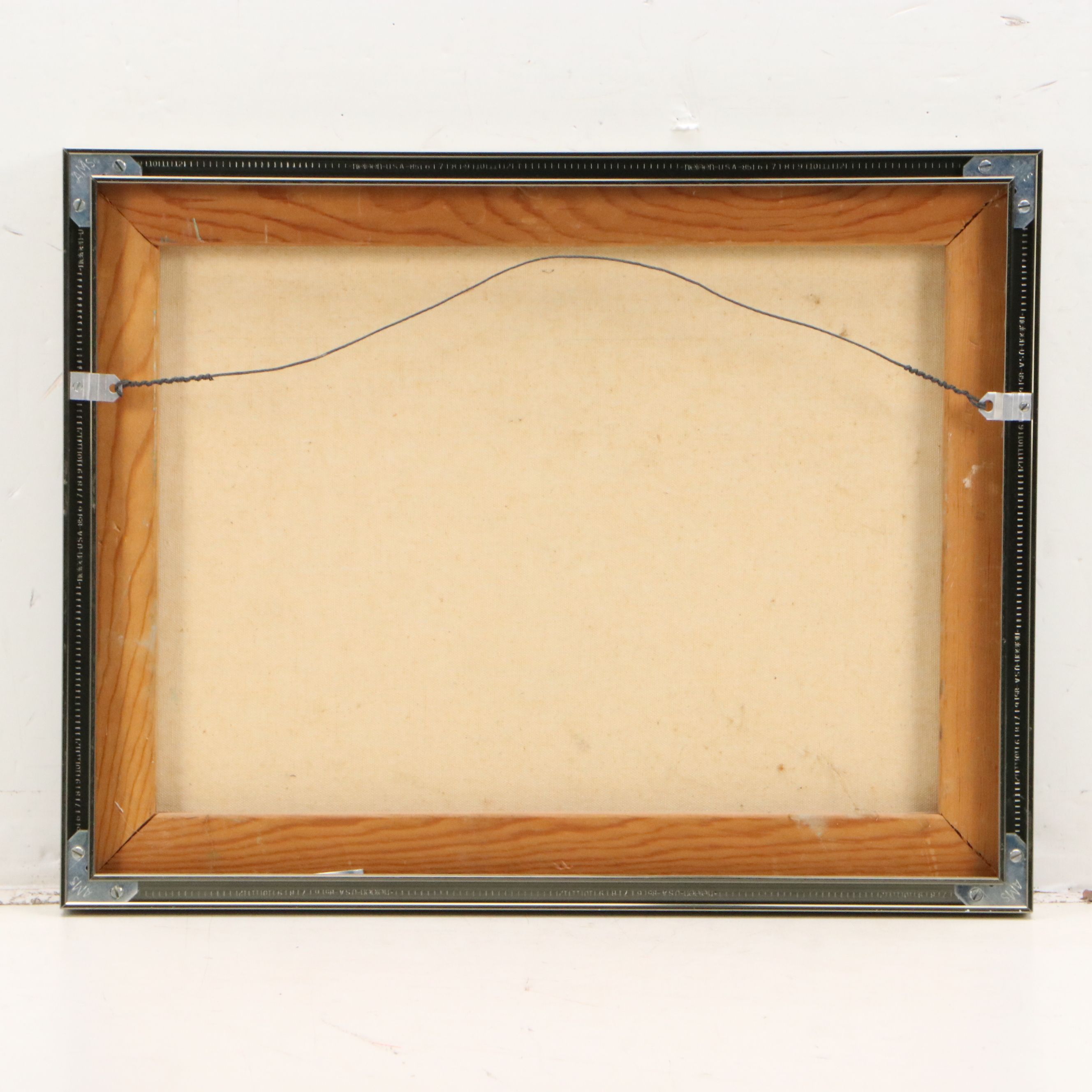 Abstracted Coastal Oil Painting, 21st Century