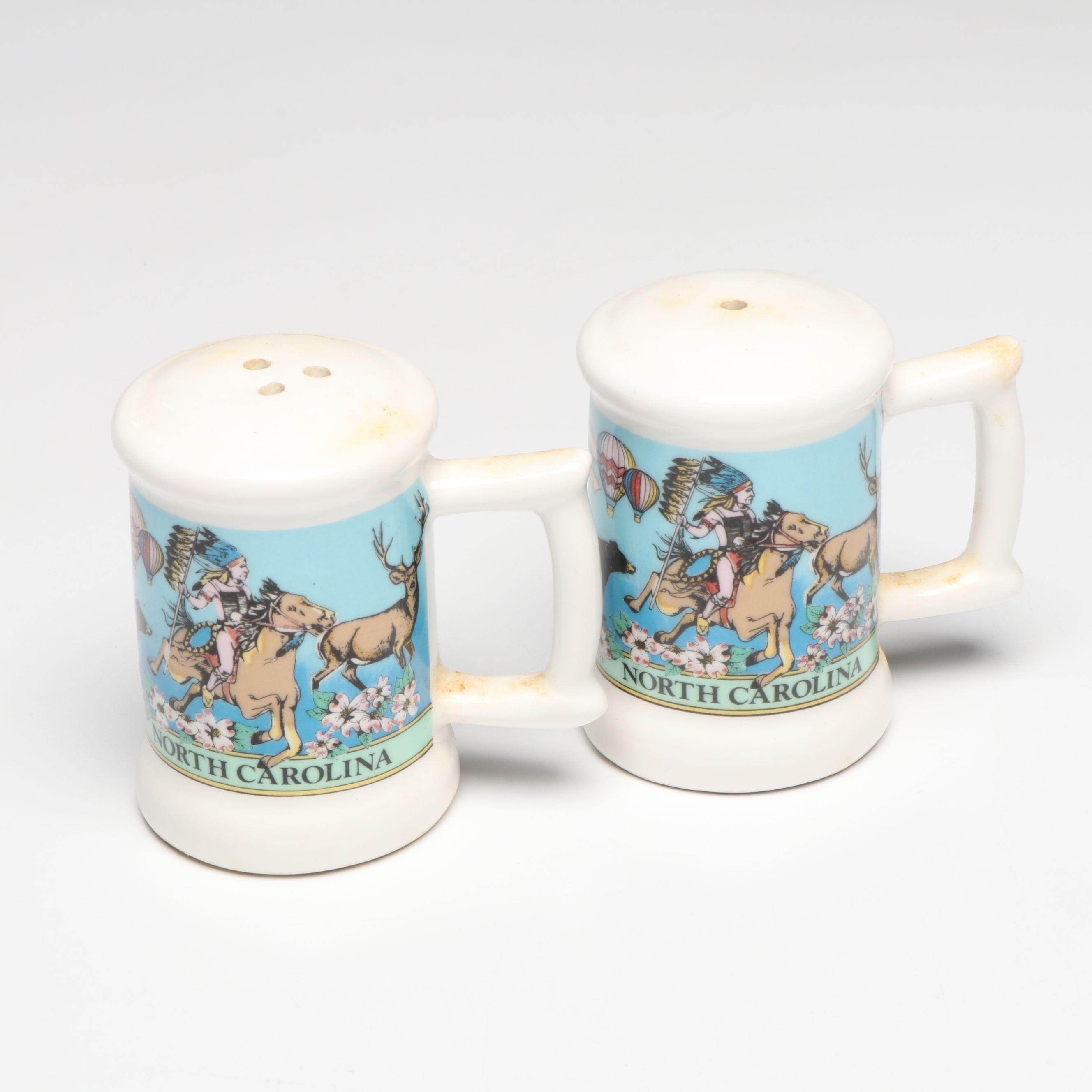 V.M. Hazlett, Greek and More Ceramic Novelty and Souvenir Salt and Pepper Sets