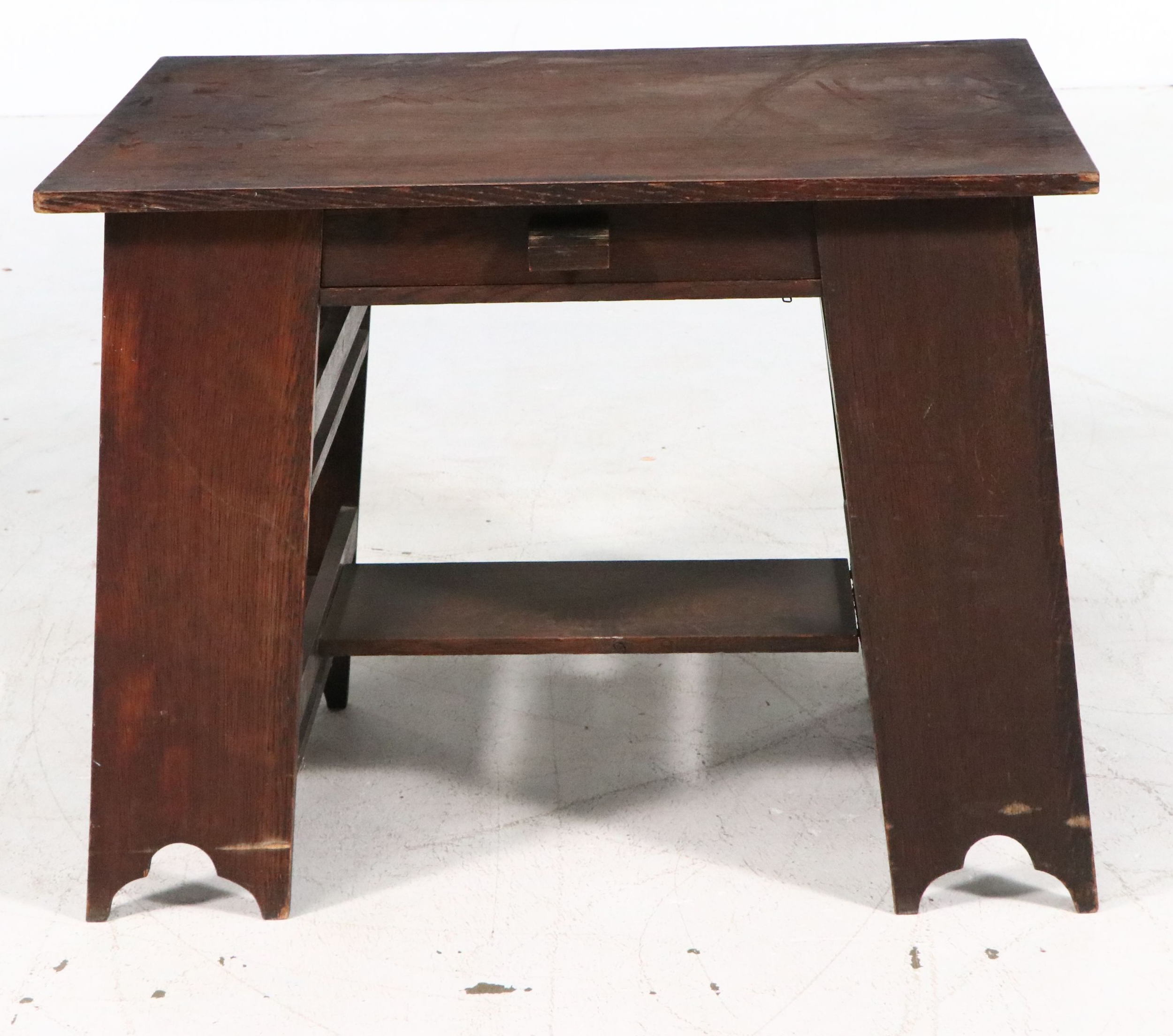 Mission Style Oak Desk, Early 20th Century