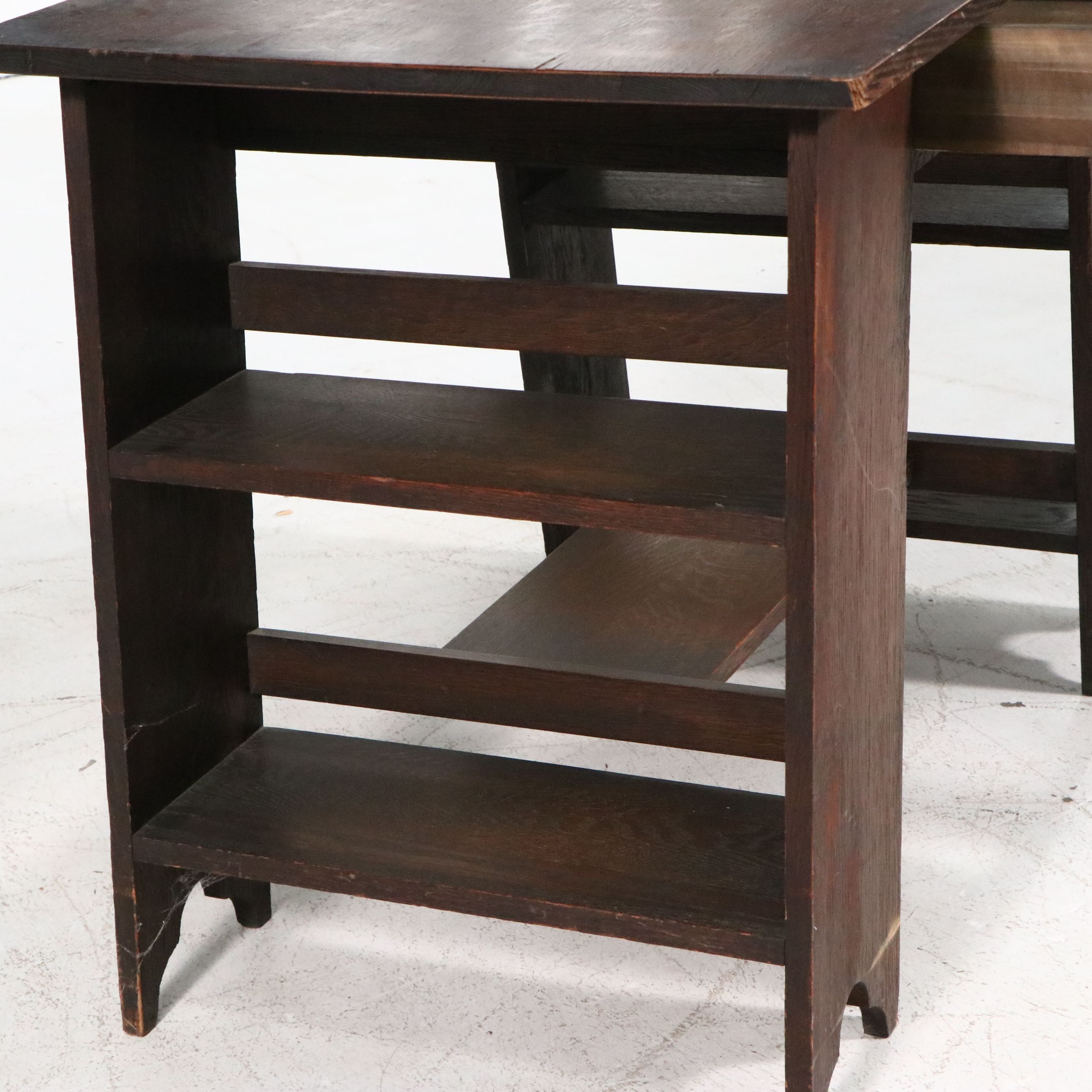 Mission Style Oak Desk, Early 20th Century