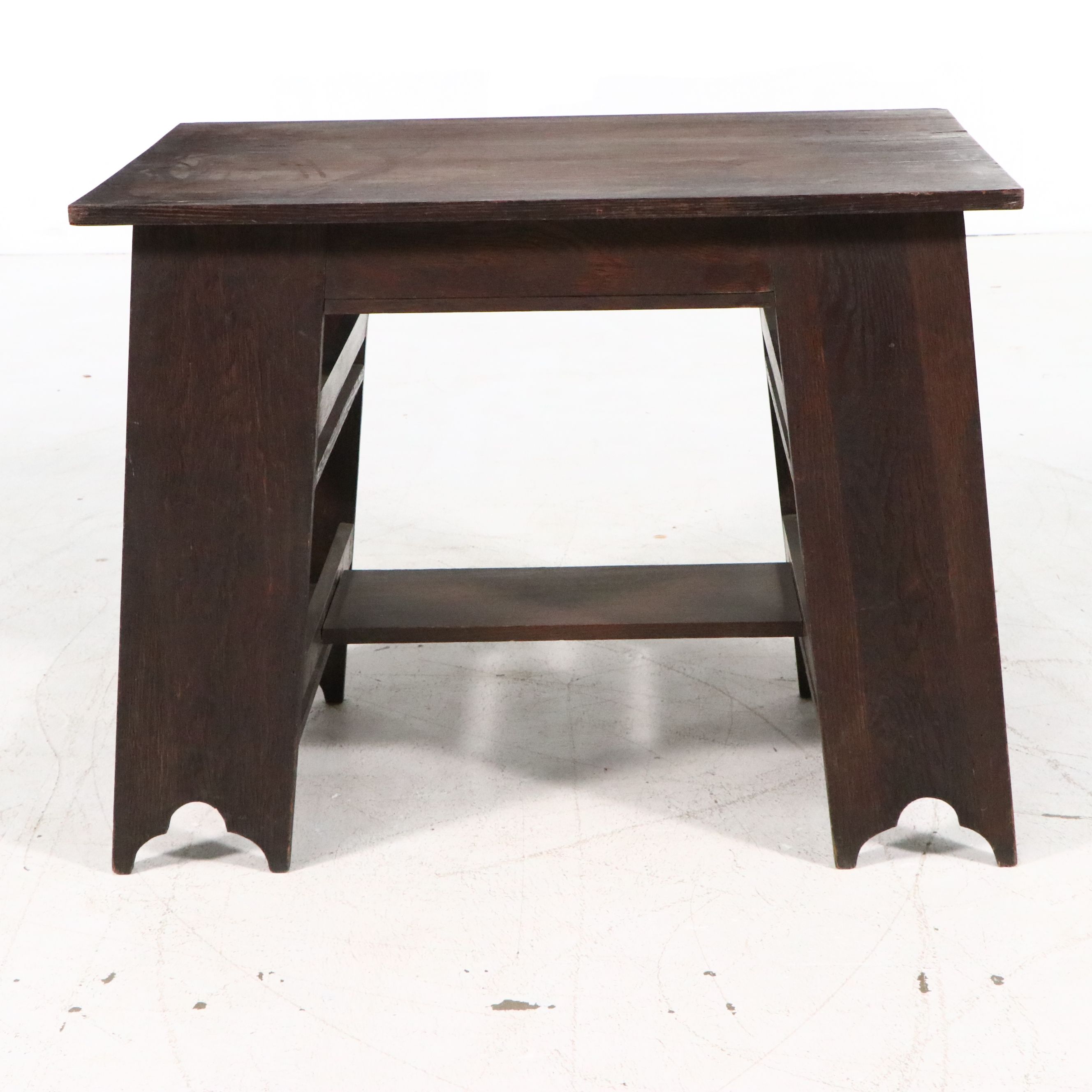 Mission Style Oak Desk, Early 20th Century