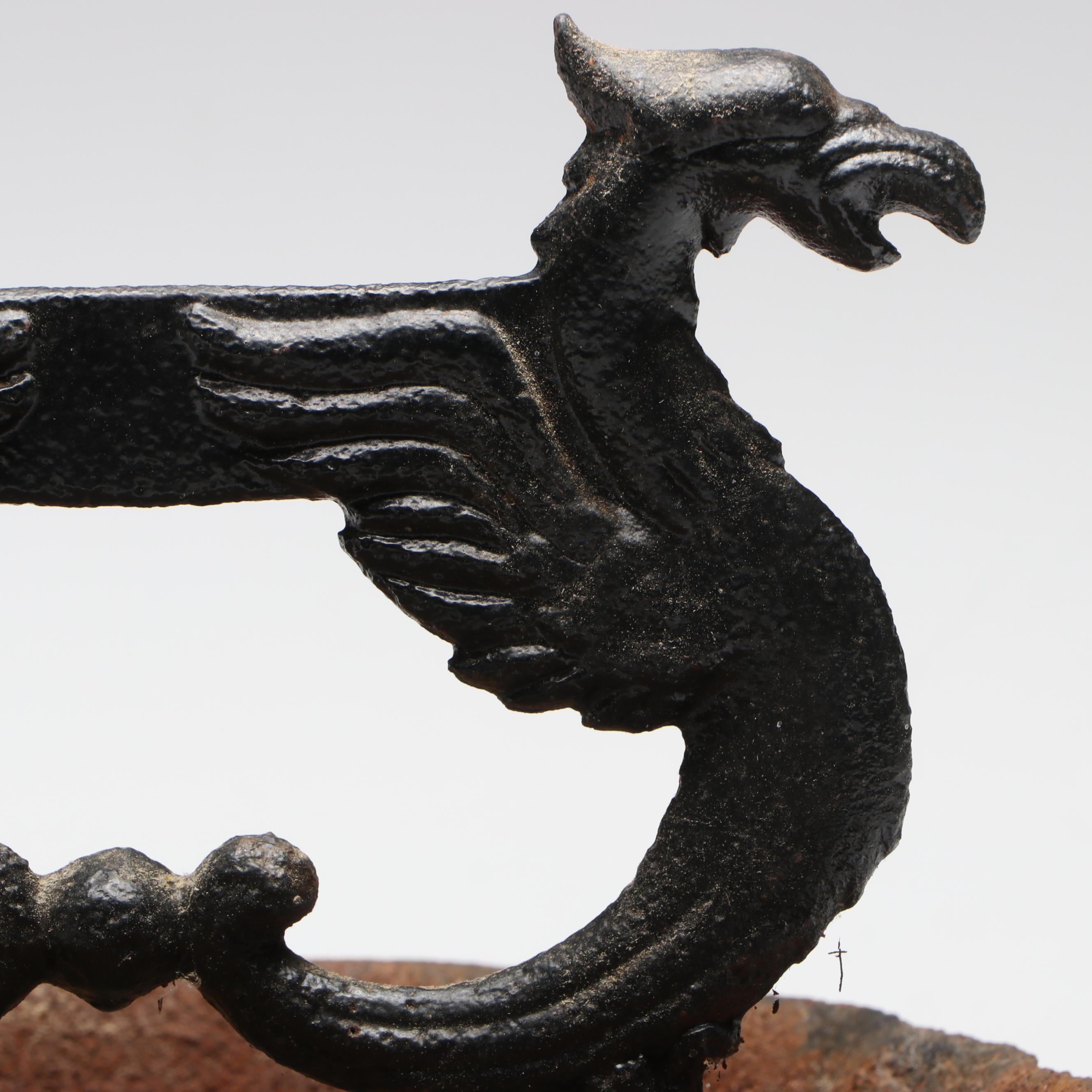 Victorian Cast Iron Griffin Boot Scraper