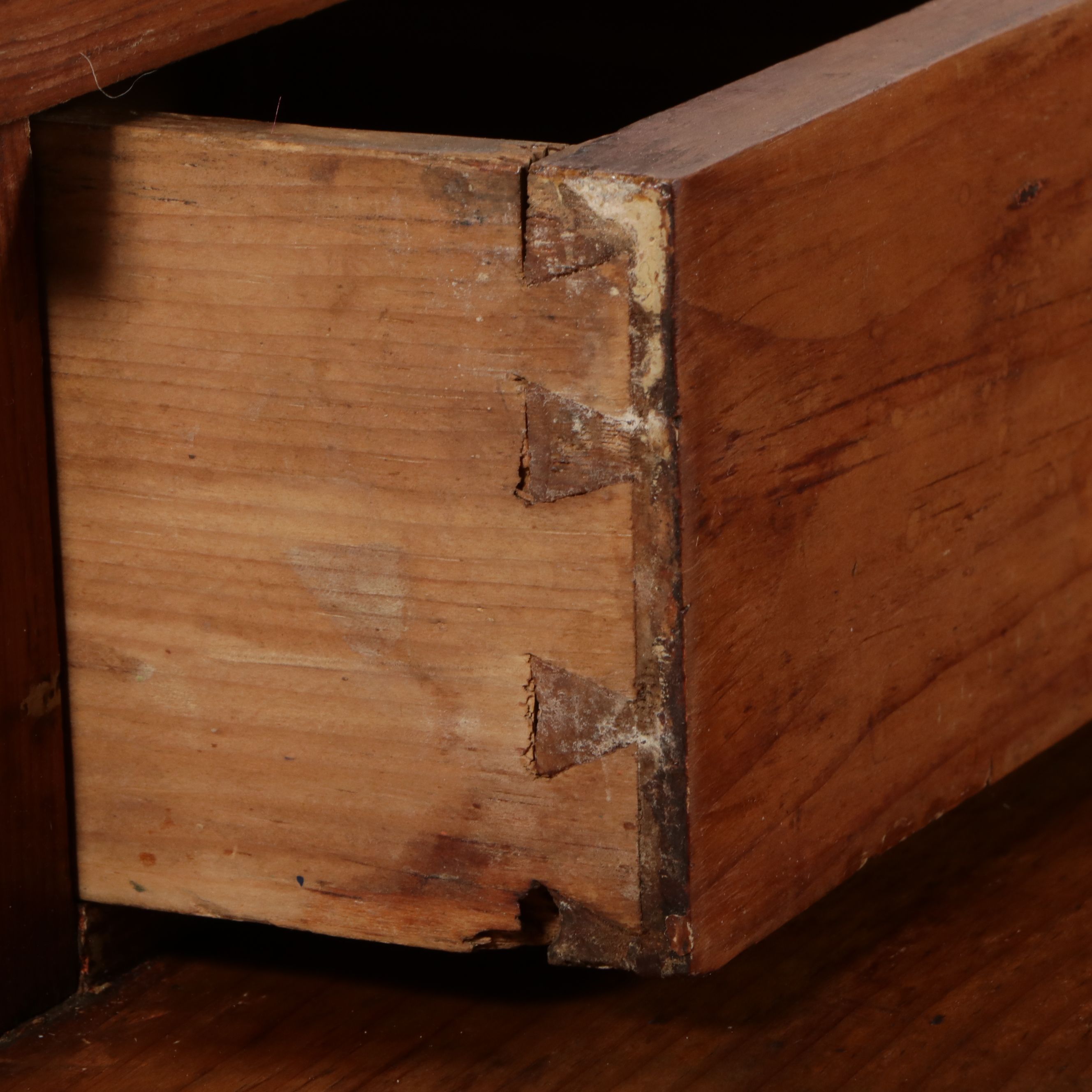 American Primitive Pine Desk, 19th Century