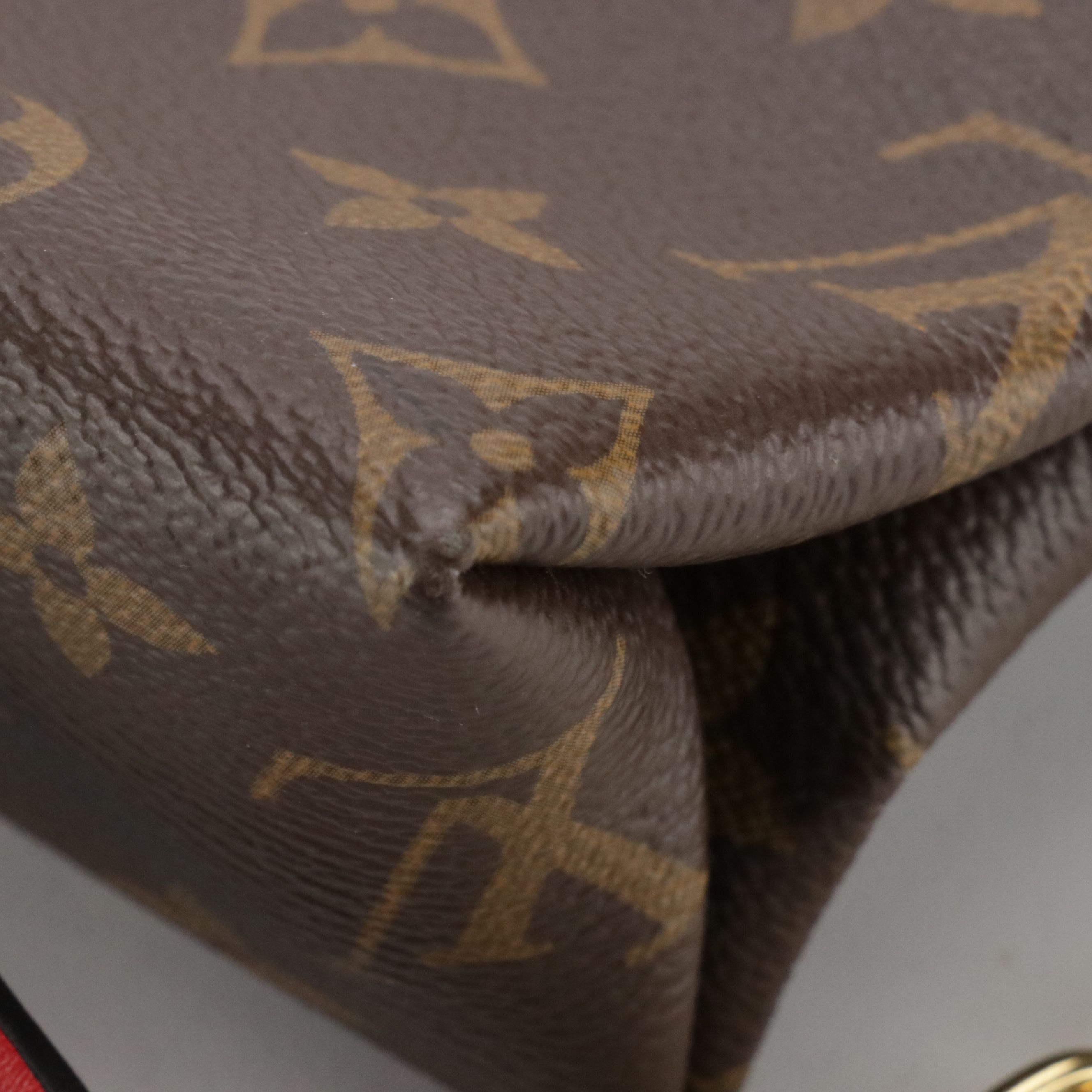 Louis Vuitton Saint Placide Flap Bag in Monogram Canvas and Bicolor Leather