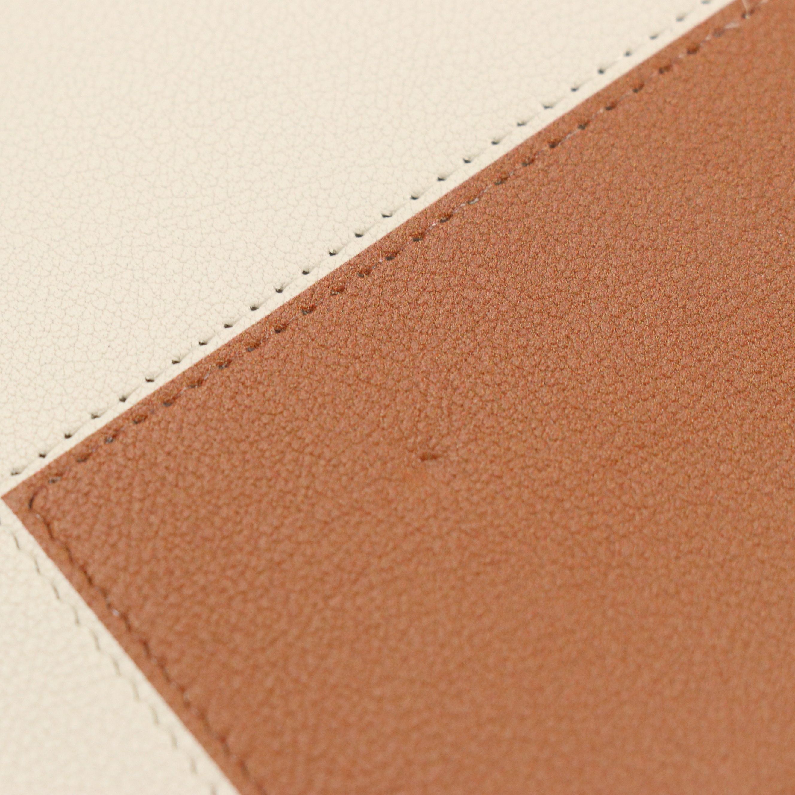 Fendi Medium Flip Tote Bag in Color-Block Calfskin Leather